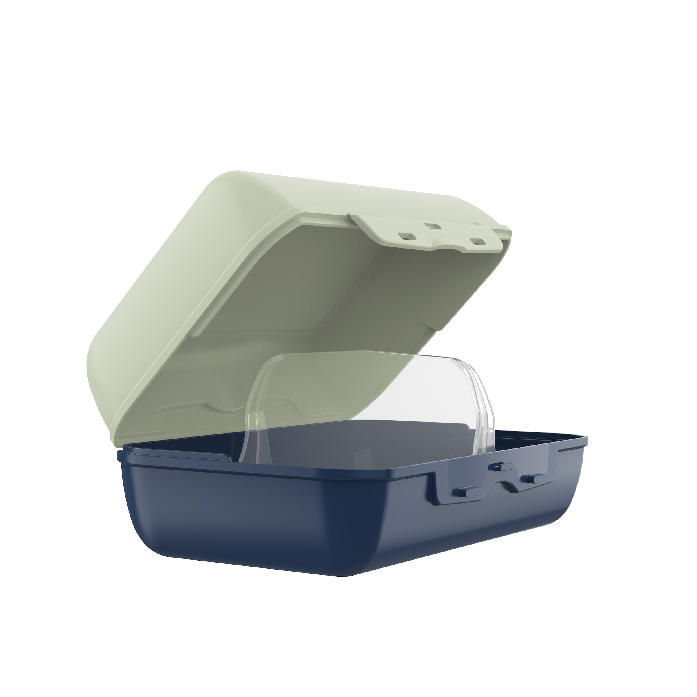 Emsa Lunchbox »Variabolo« Set, 4 tlg. tlg. platzsparend, verschiedene Farbkombinationen, spülmaschinenfest