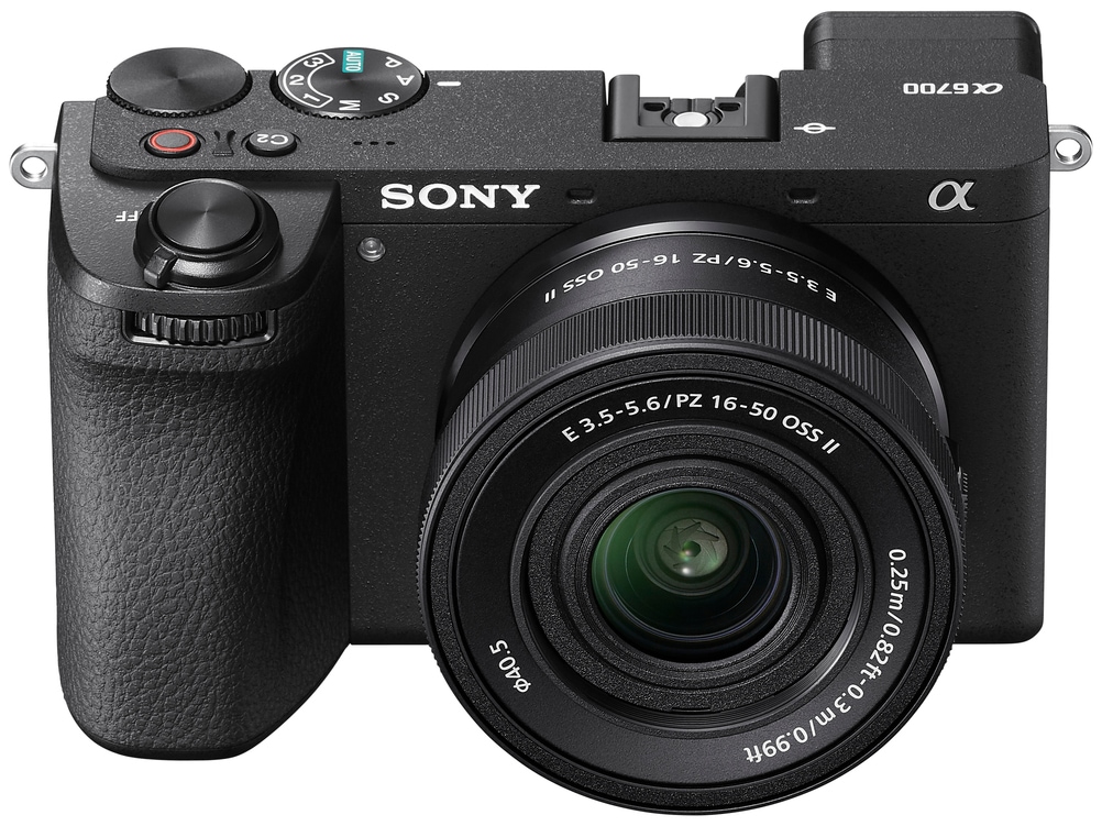 Sony Systemkamera »Set: SEL35F18 Objektiv + Alpha 6700KB« SEL-P16502 , SEL-35F18 , 26 , Bluetooth , inkl. 26 MP, KI-Autofokus, 4K-Video, leichtes Design und top Bedienung