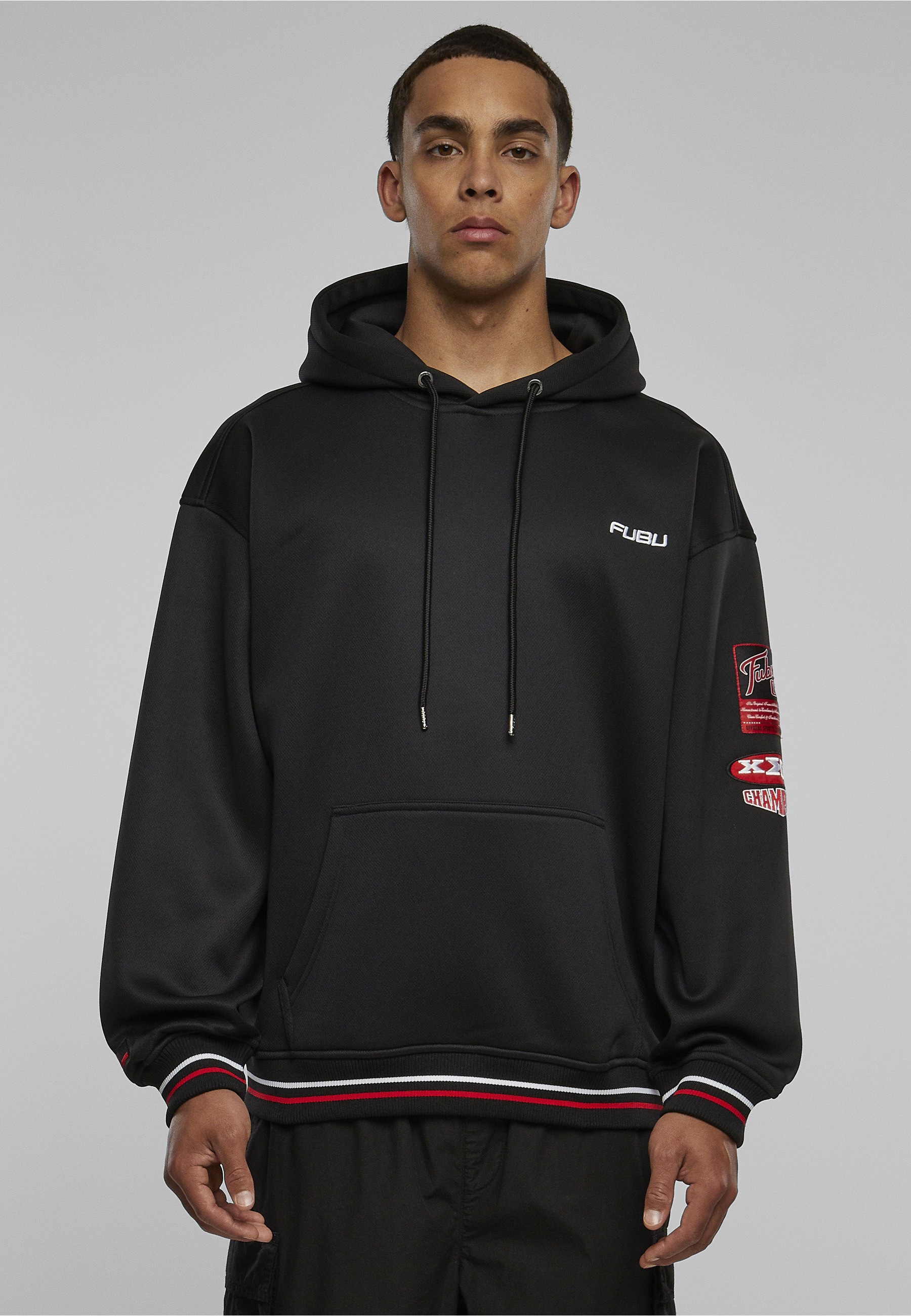 Fubu Kapuzenpullover »Fubu Herren FM233-012-2 FUBU Corporate Mesh Hoodie« 1 Stk.