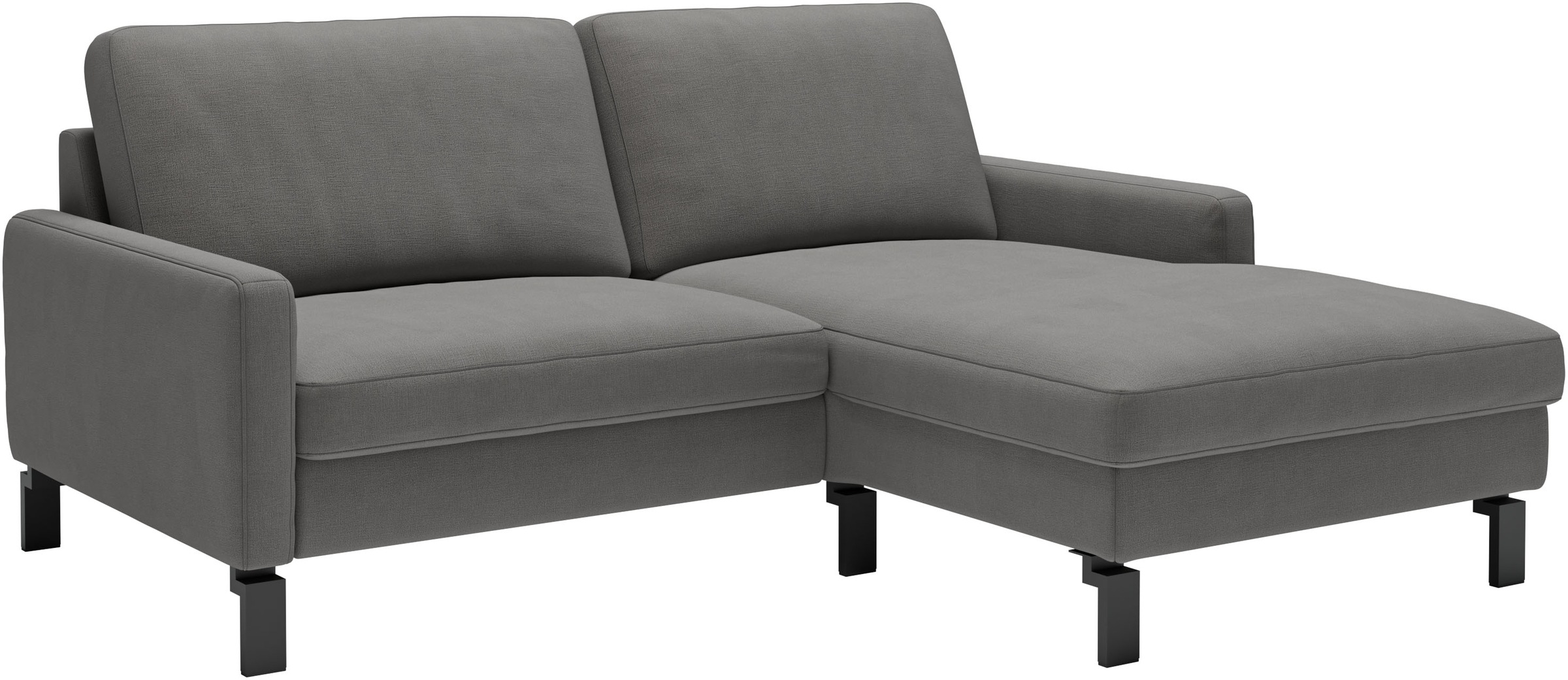 Ecksofa HOME AFFAIRE "Lecce, L-Form, Federkernpolsterung, Breite 194 cm", anthrazit, B:194cm H:86cm T:164cm, 100% Polyester, Sofas, Ecksofa, inkl. saugroboterfreundliche Höhe & schmale Armlehnen 5
