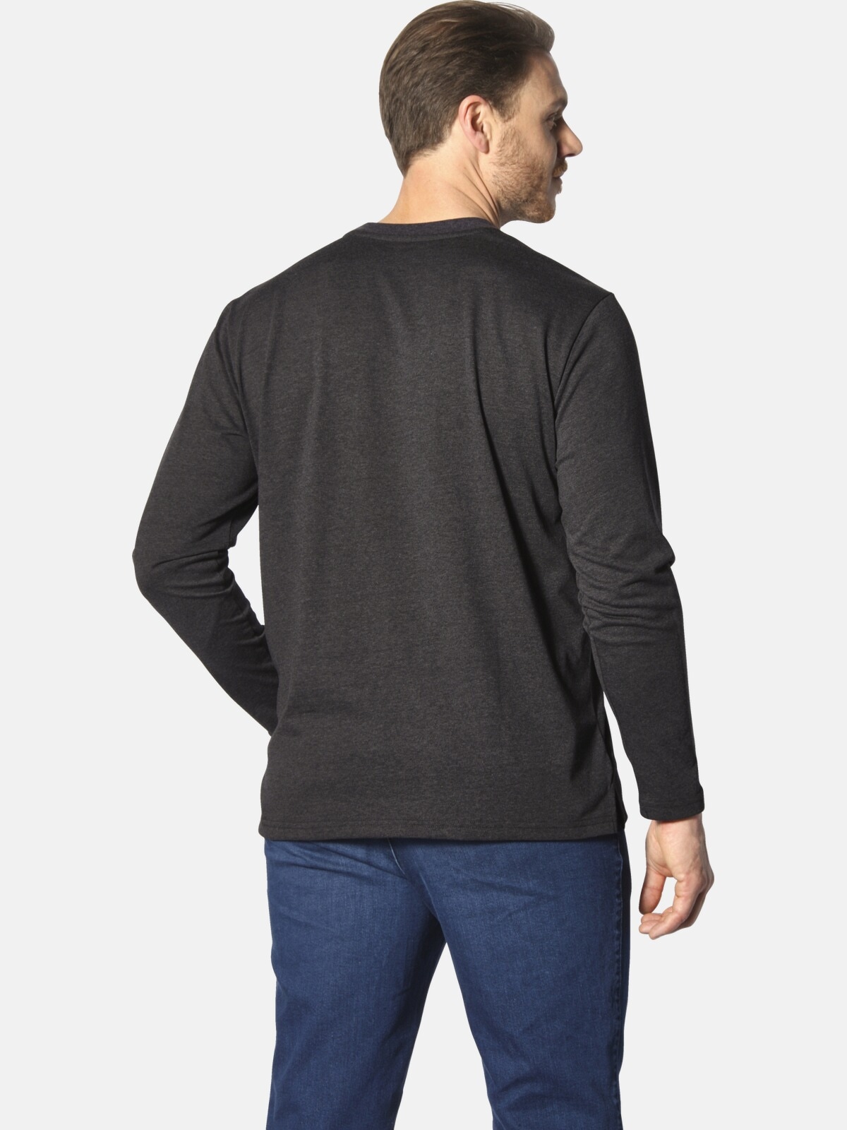 Jan Vanderstorm Langarm-Poloshirt »Langarmshirt STAAF«