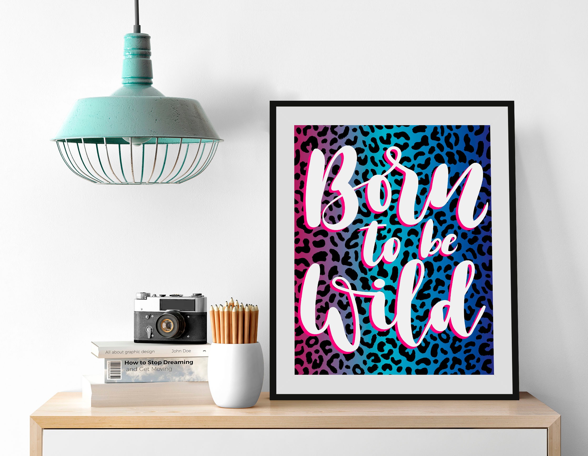 queence Paveikslas »Born to be Wild« Schriftzü...
