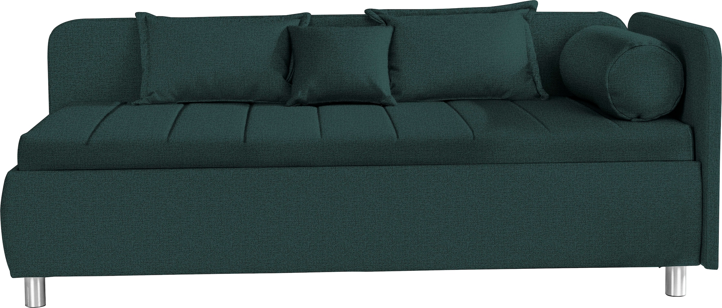 alina Schlafsofa "Kiana", mit Bettkasten und Zierkissen, Liegefläche 90/200 cm oder 100/200 cm