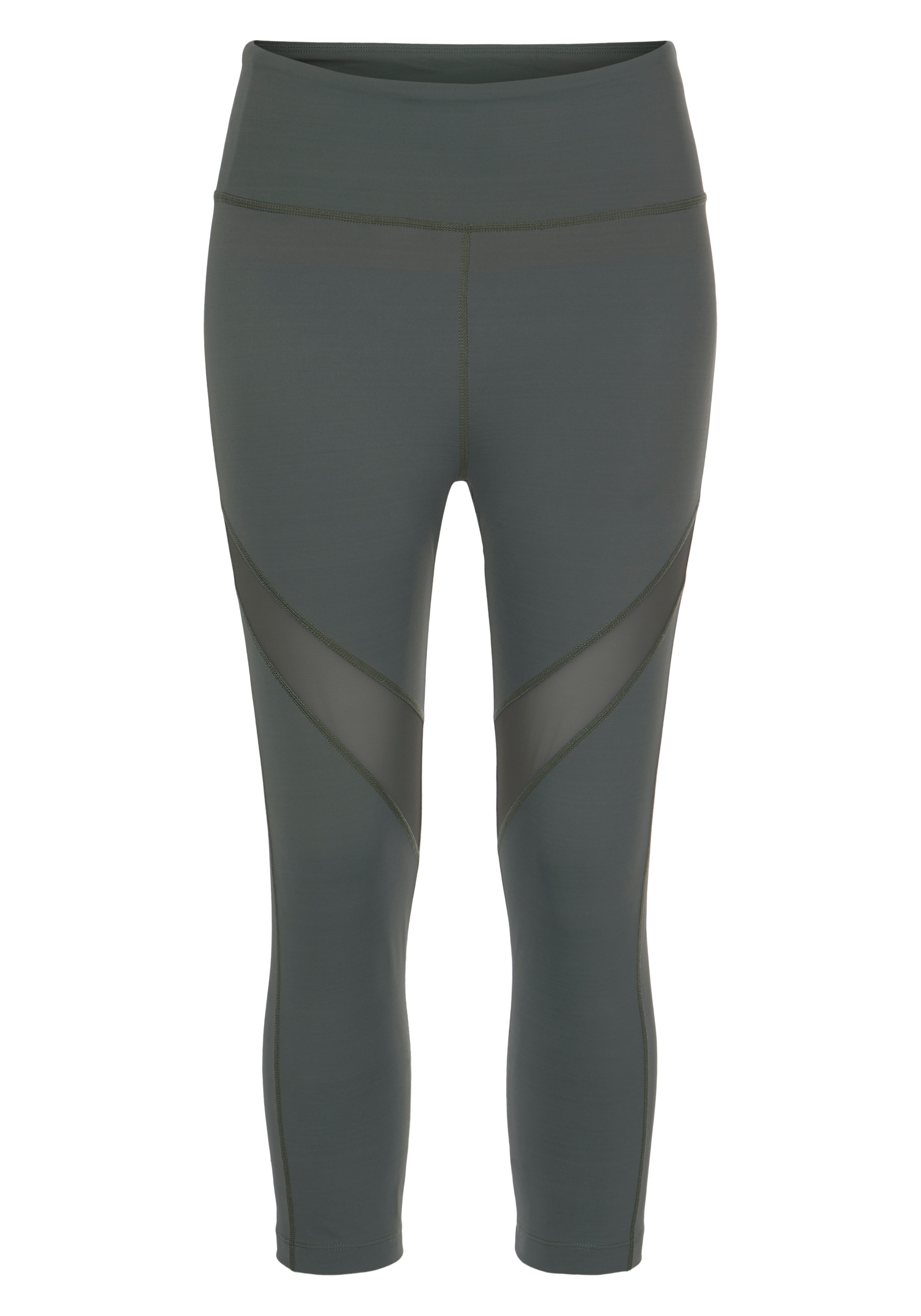 LASCANA ACTIVE Caprileggings »-Sport Capri«, mit kleiner Raffung, Loungewear