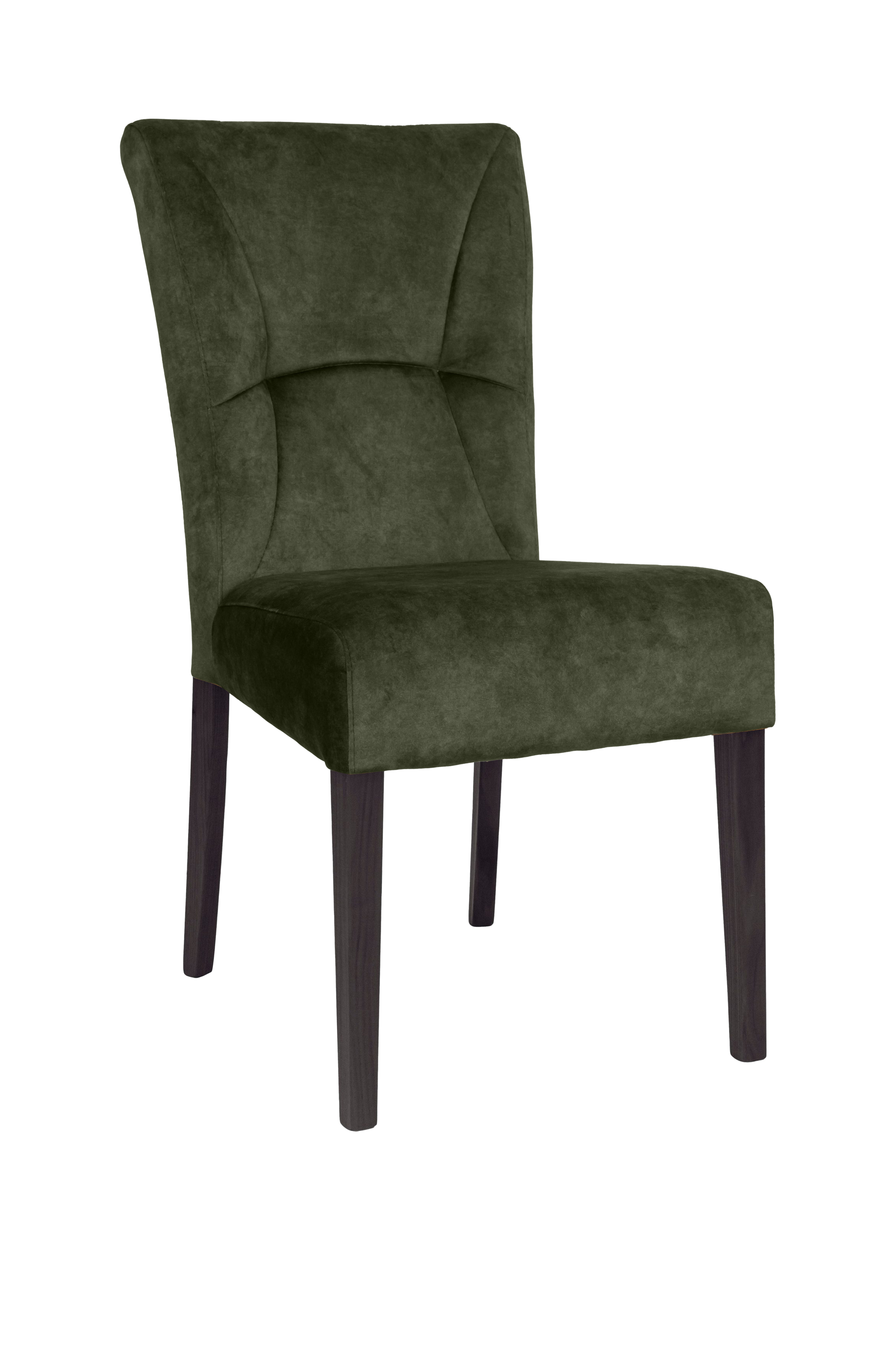 Home affaire 4-Fußstuhl "Henry" (Set) 2 Stk. Samtvelours Sitz und Rücken ge günstig online kaufen