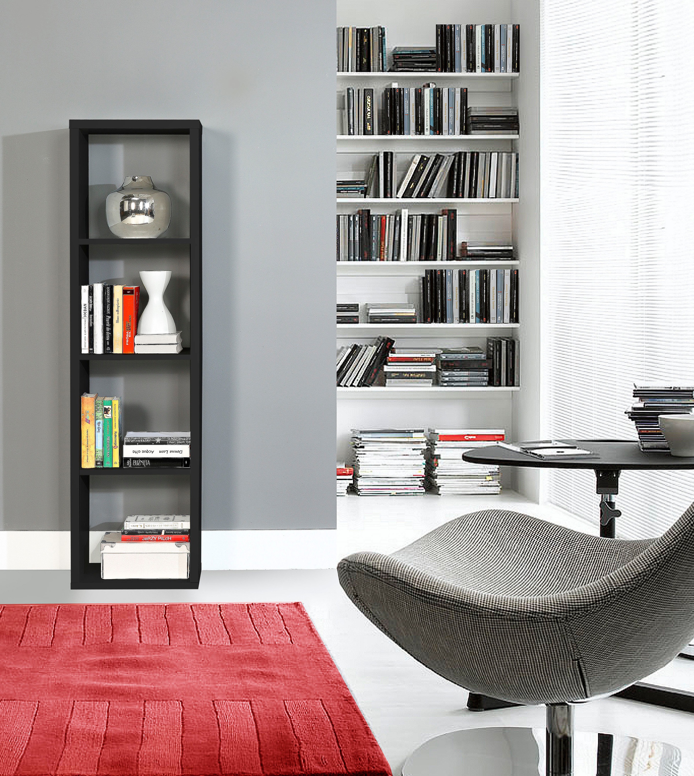 FORTE Standregal "Mauro, FSC-zertifiziert" Fachgröße 33x33cm, 4 Fächer günstig online kaufen