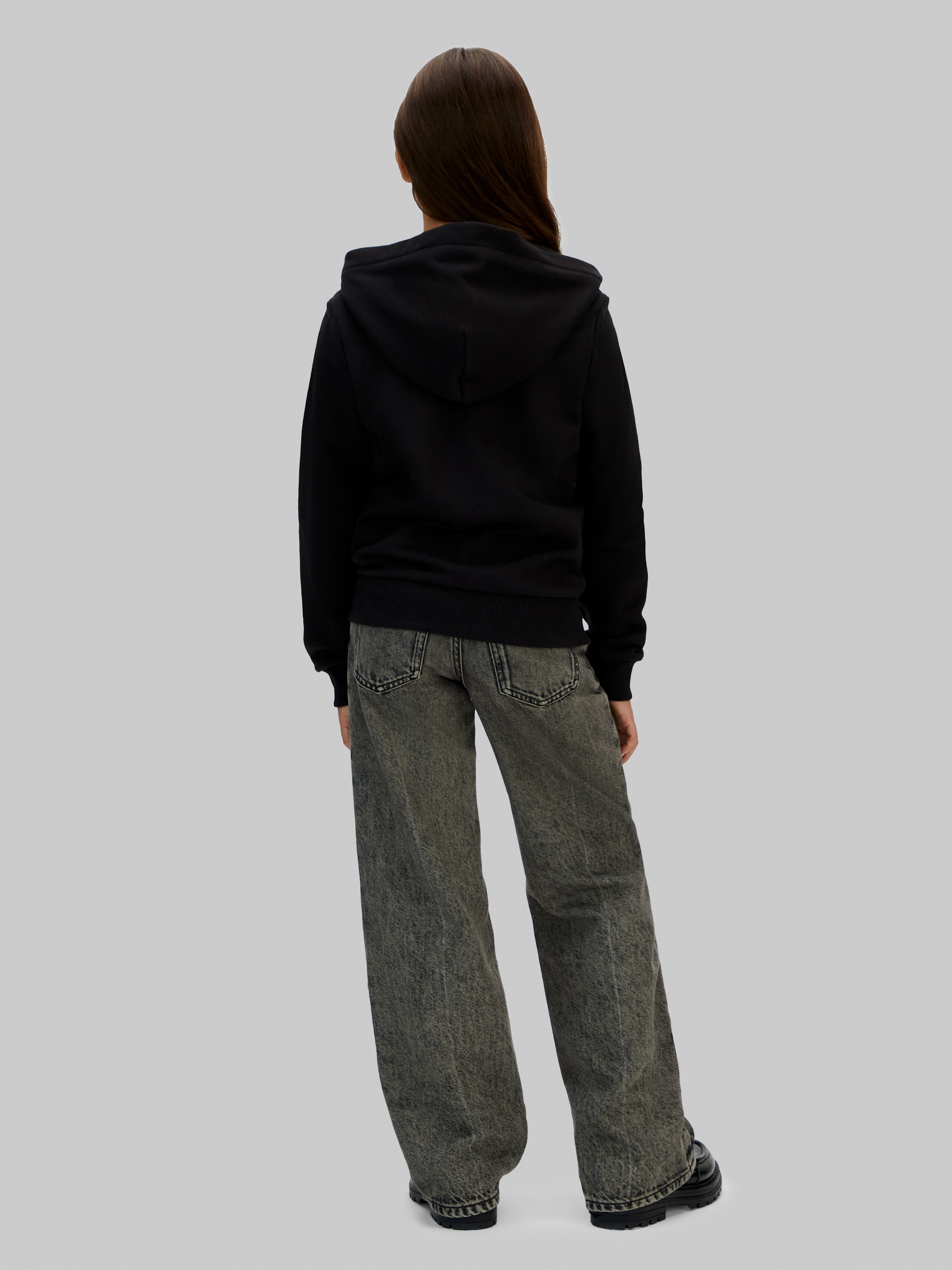 Calvin Klein Jeans Kapuzensweatjacke »MINI BADGE ZIP-THROUGH« mit Logo-Badge