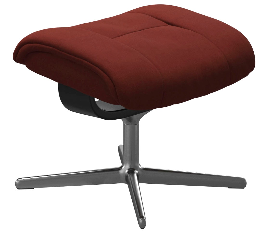 Stressless Fußhocker "Mayfair", mit Cross Base, Größe S, M & L, Holzakzent Schwarz