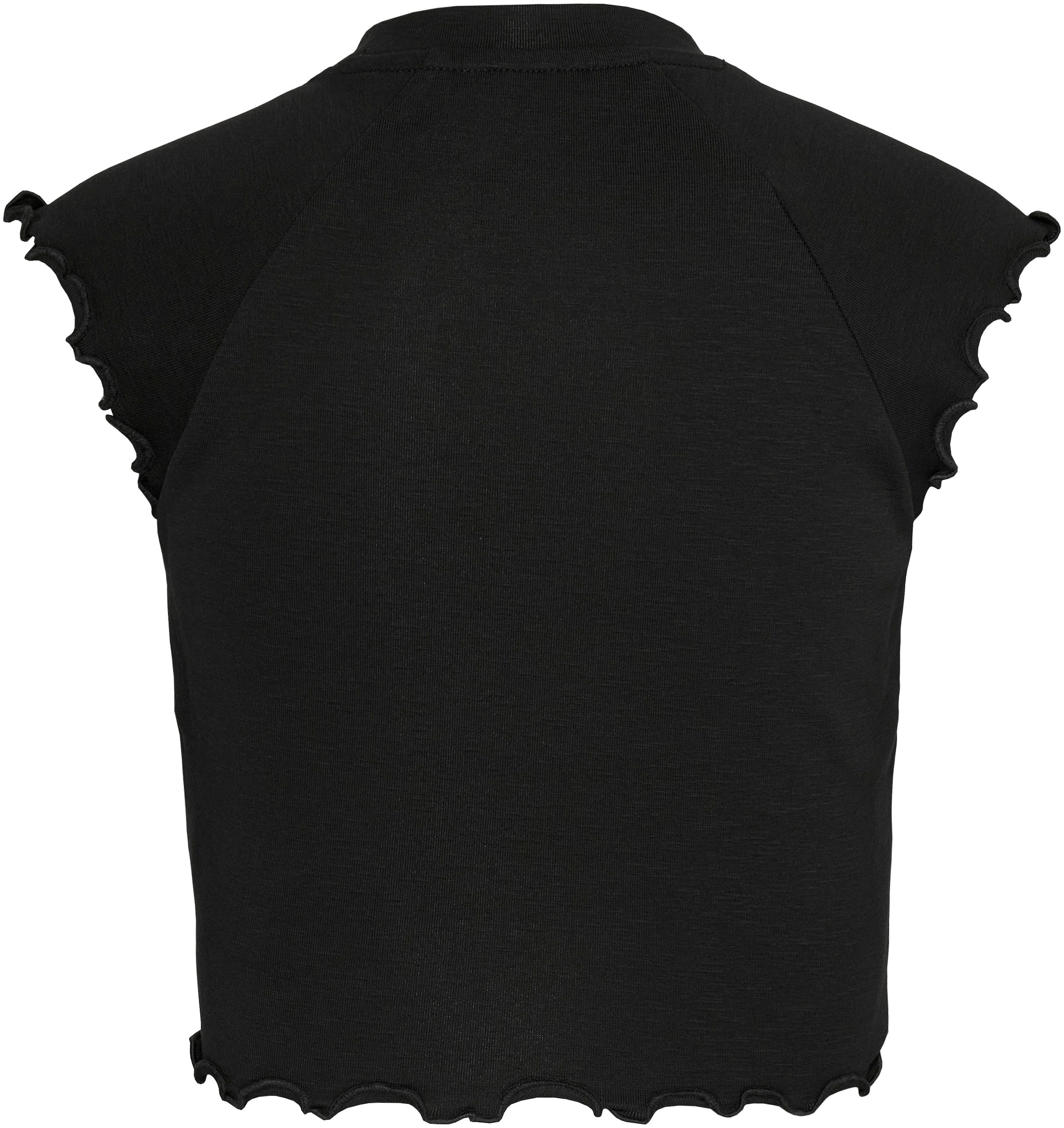 Tommy Jeans T-Shirt »TJW SLIM CRP BABYLOCK RIB TEE« mit gewelltem Abschlüssen am Ärmel & Saum