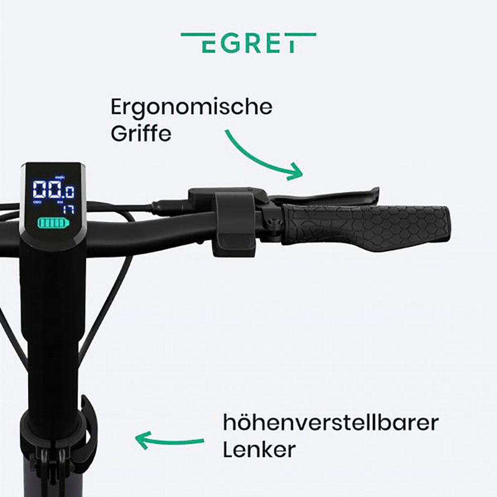 Egret E-Scooter »Egret Pro«, 20 km/h, mit Straßenzulassung