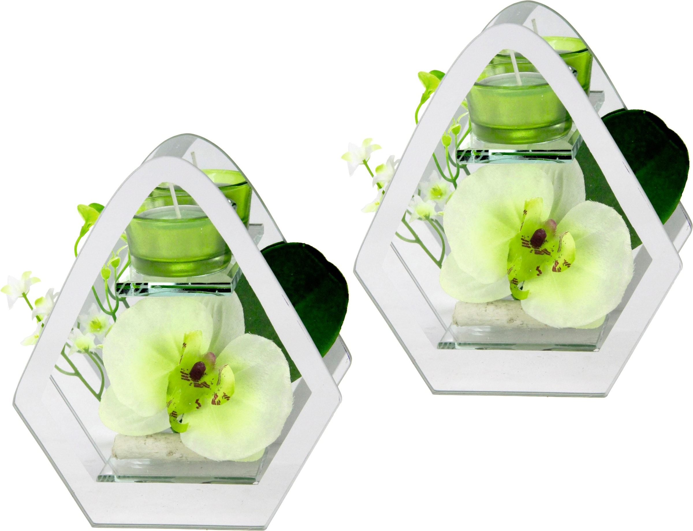 I.GE.A. Kunstpflanze »Orchidee im Glas su Teel...