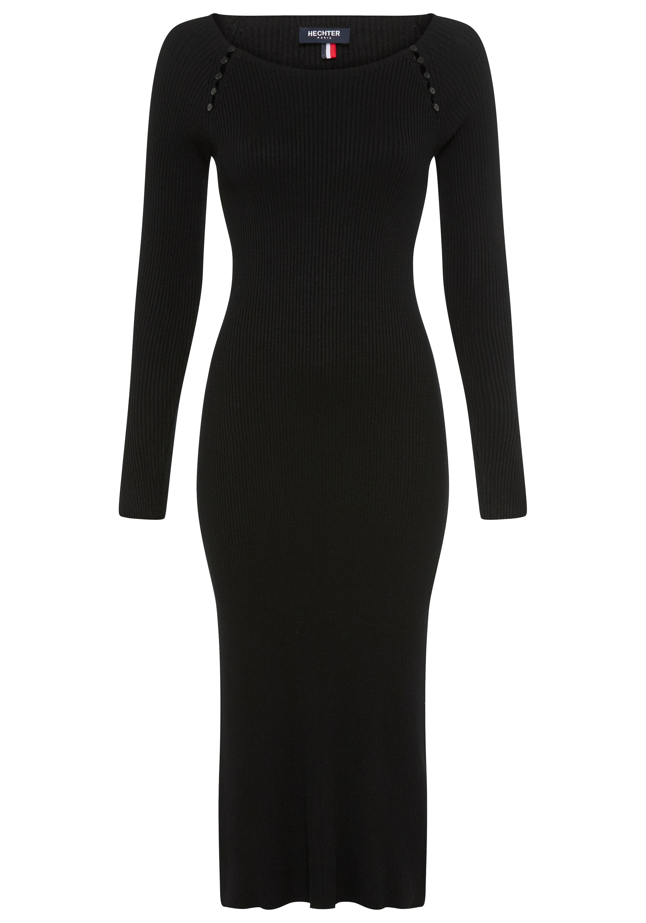 HECHTER PARIS Strickkleid, mit Cutouts und Knöpfen - NEUE KOLLEKTION