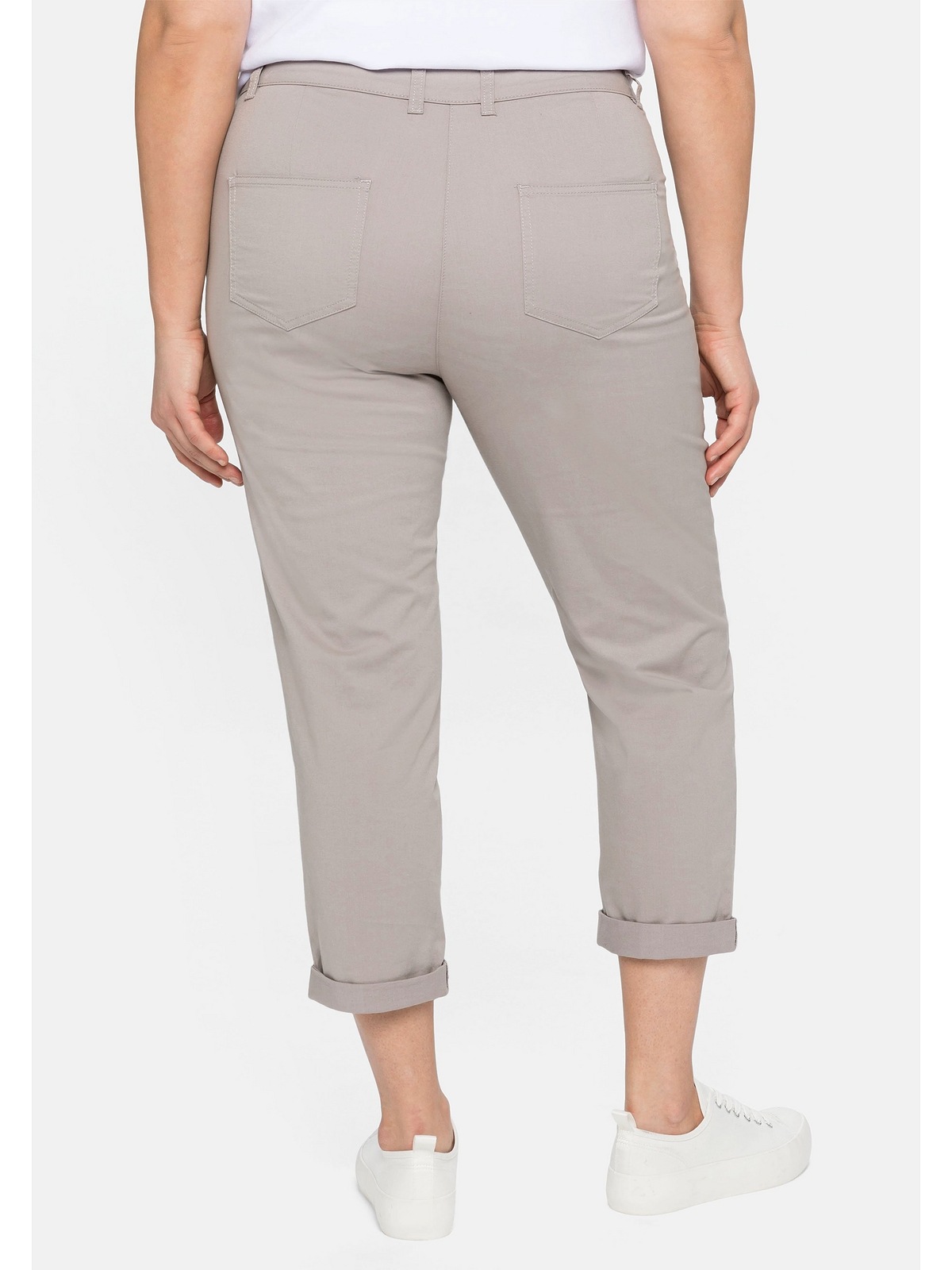 Sheego 7/8-Hose »Große Größen«, in Baumwoll-Stretch-Qualität