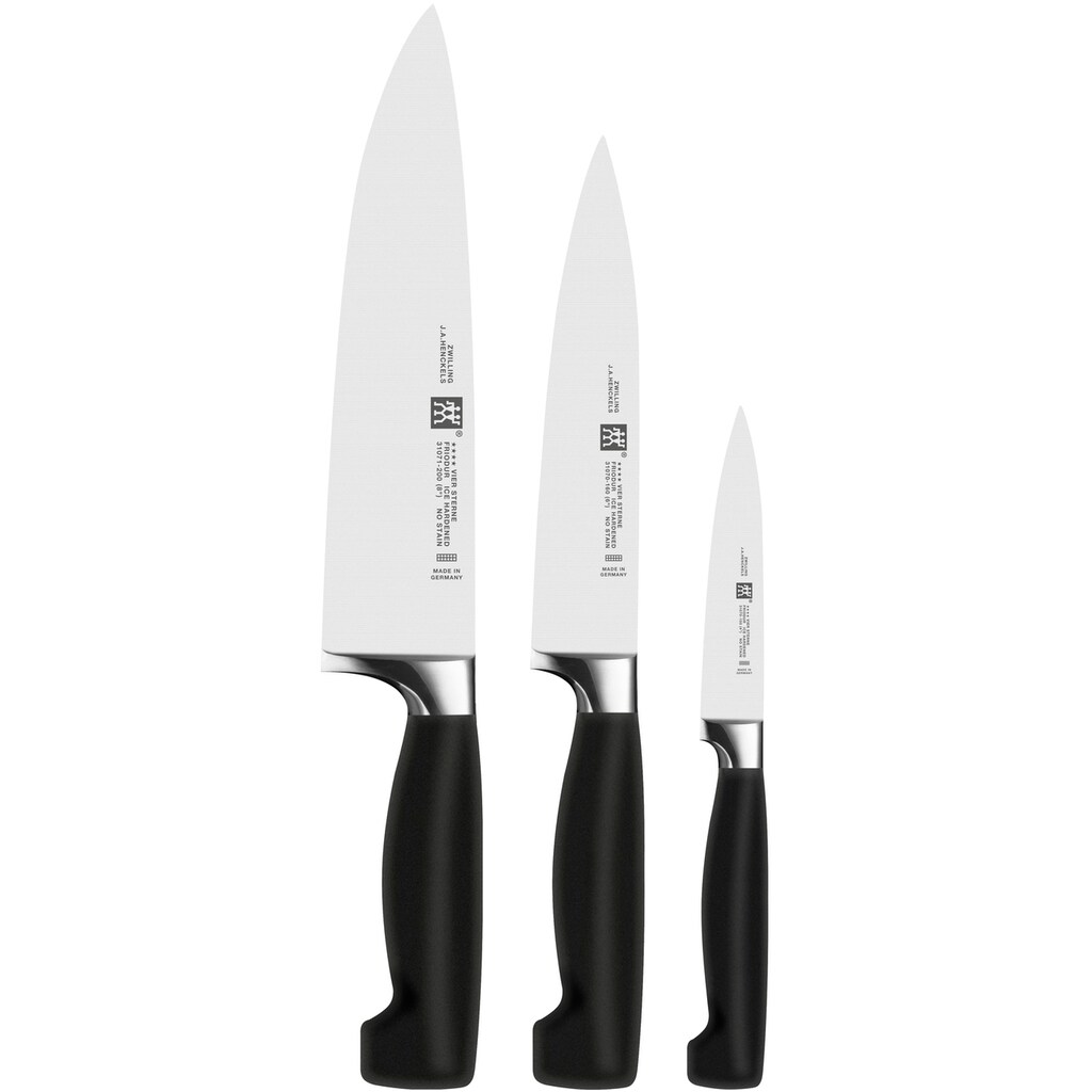 Zwilling Messer-Set »****Vier Sterne«, (Set, 3 tlg.)