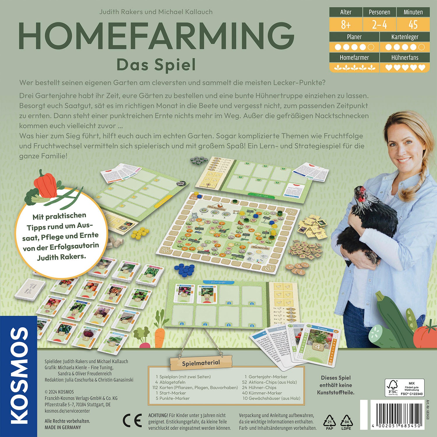 Kosmos Spiel »Judith Rakers Homefarming - Das Spiel«, Made in Germany