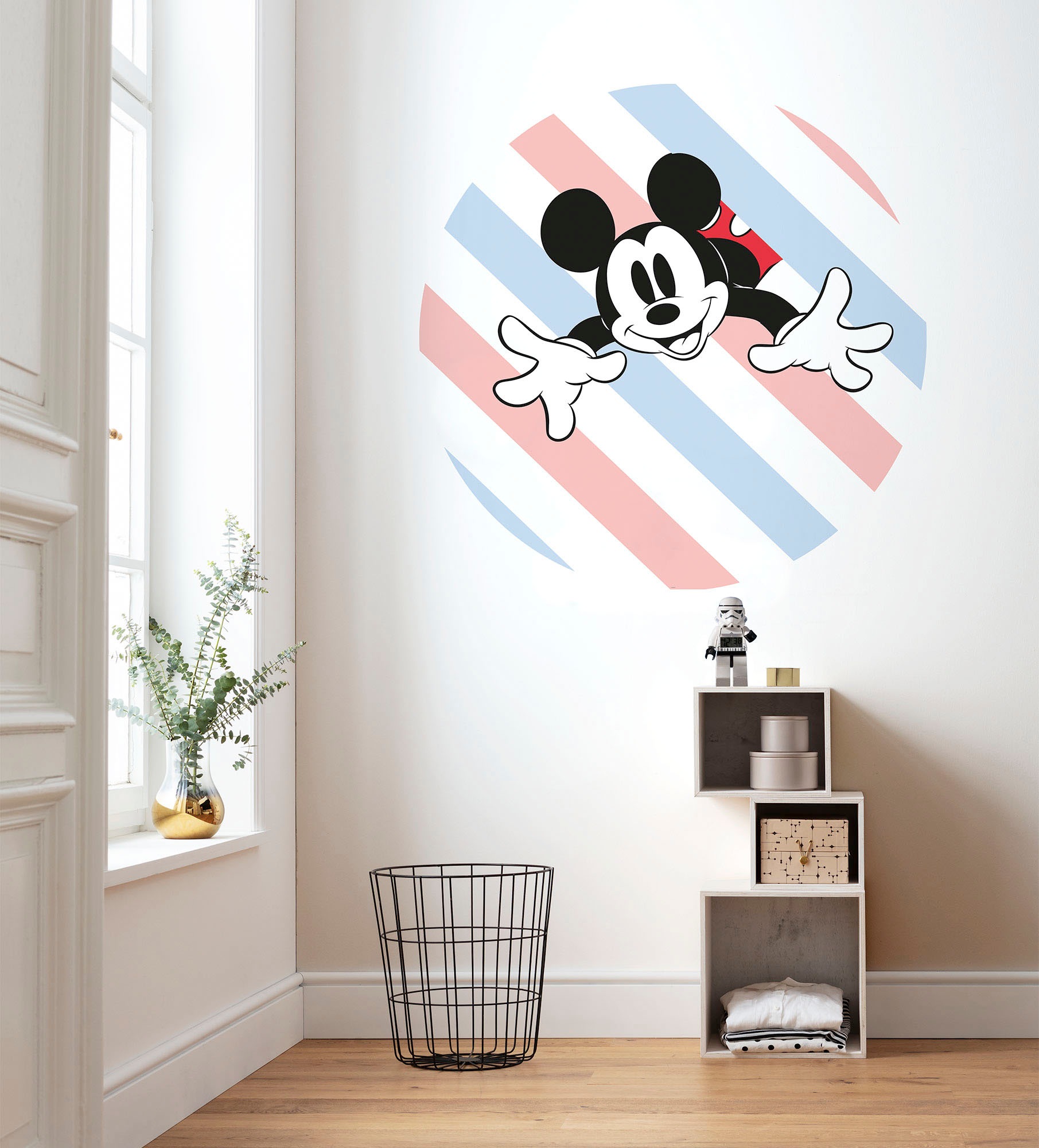 Komar Wandtattoo "selbstklebendes Vlies - Mickey Hang in There - Größe 125 günstig online kaufen