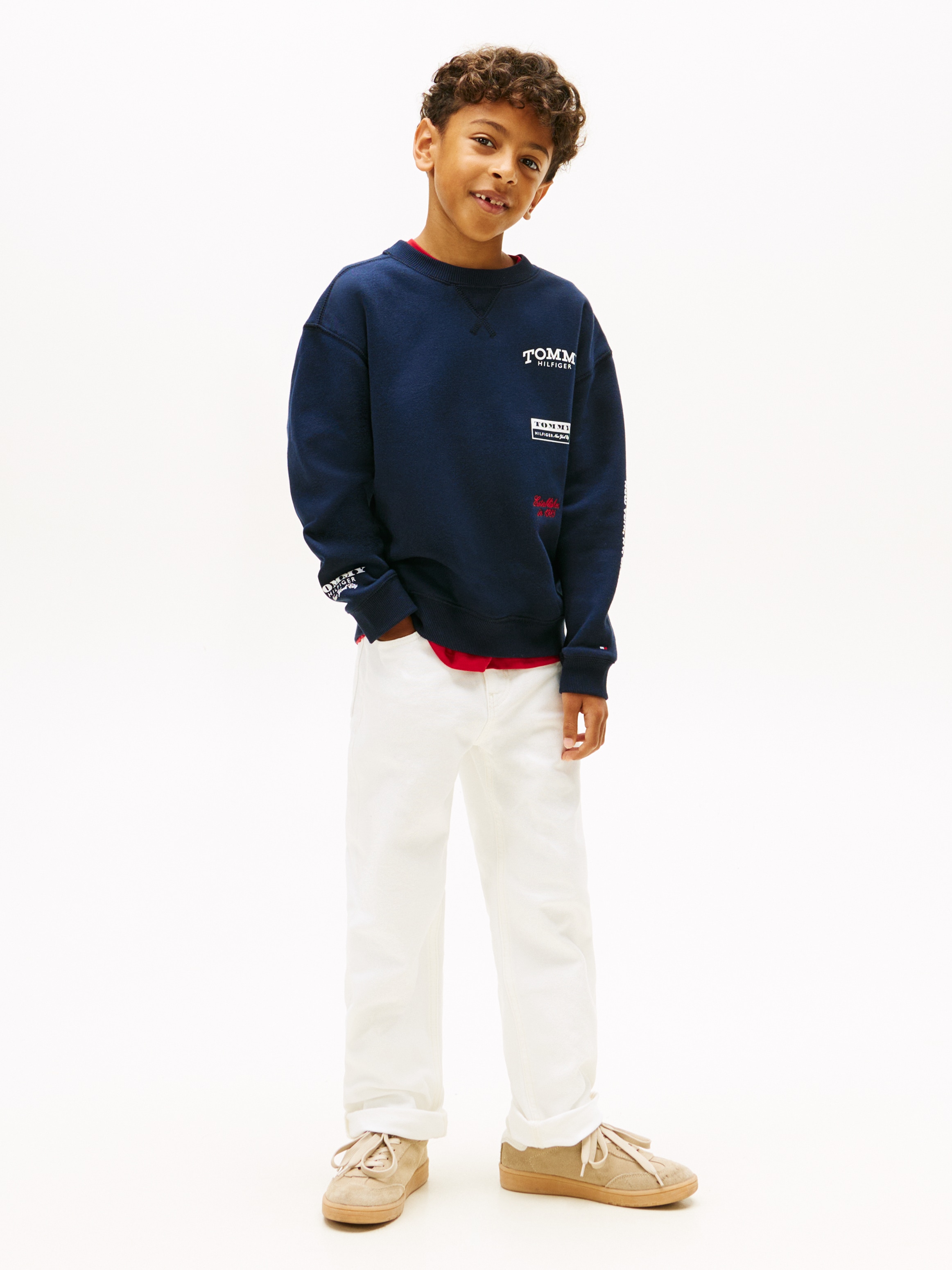 Tommy Hilfiger Sweatshirt , Regular fit, für Kinder bis 16 Jahre

