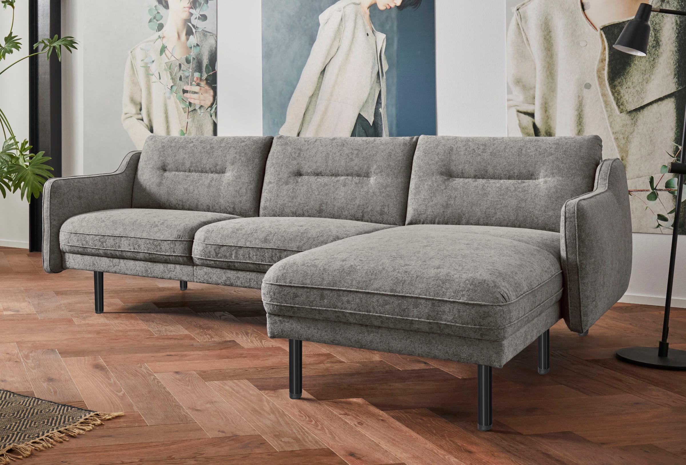 andas Ecksofa "Nordfyn L-Form", edles Design in 3 Bezugsqualitäten, Design günstig online kaufen