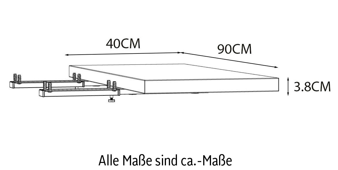 FORTE Esstischplatte