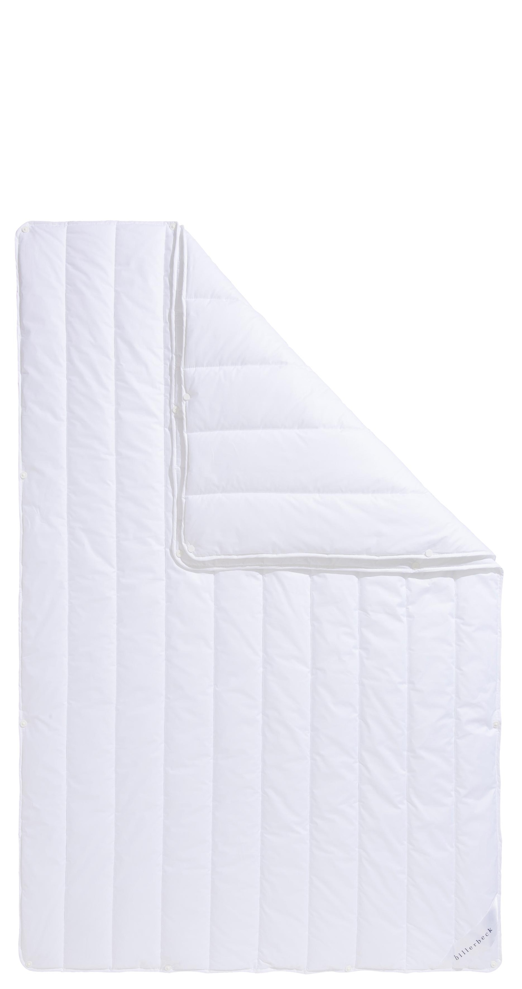 billerbeck Microfaserbettdecke »Liliane, Bettdecke 135x200, 155x220 cm, Decke für Hausstauballergiker«, 4-Jahreszeiten, Füllung 100% Polyester-Hohlfaser, Bezug 100% Baumwolle, (1 St.), Faserdecke mit moderner Körperformsteppung