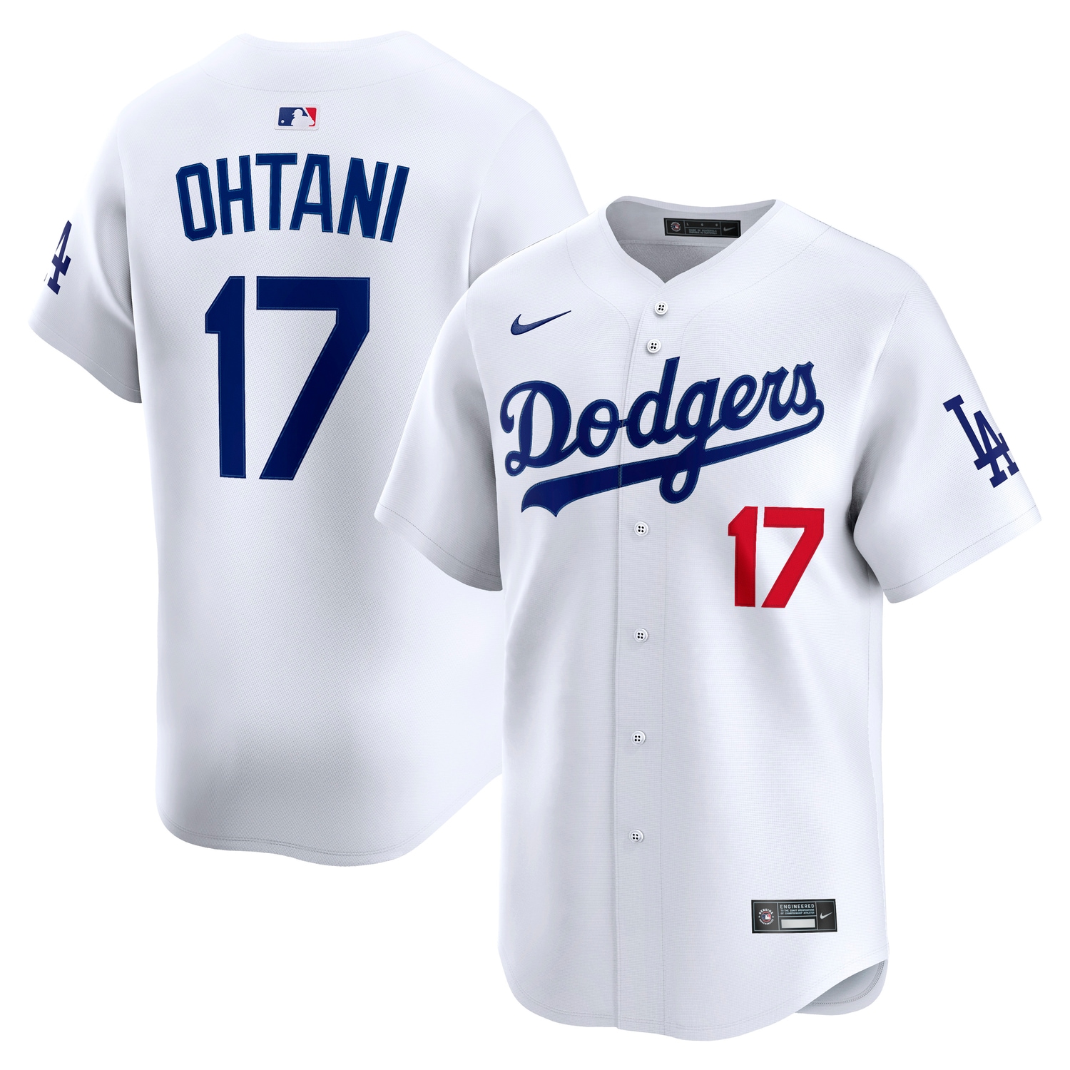 Nike "Nike Trikot Los Angeles Dodgers Nike Ltd Home Jersey Ohtani 17"