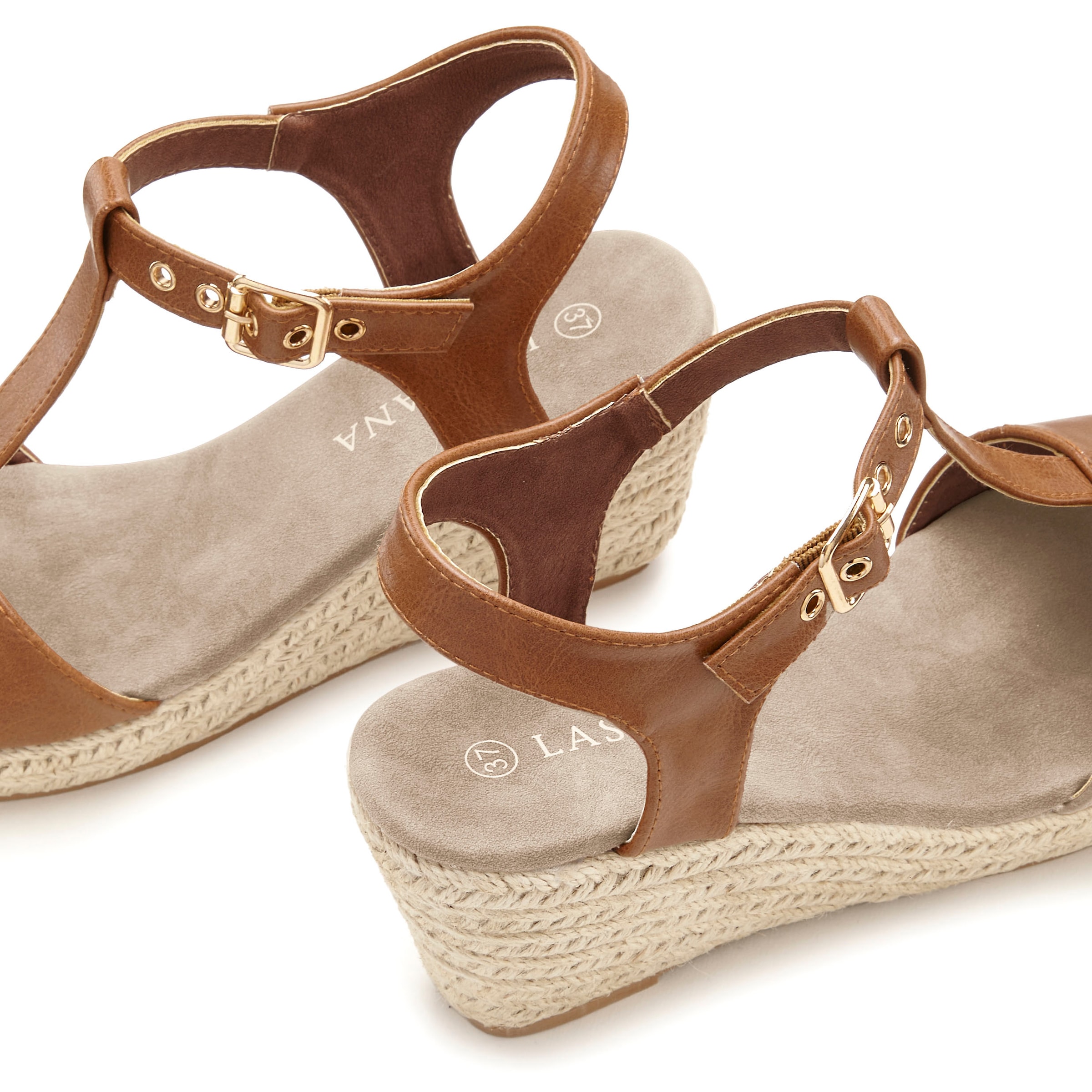 LASCANA Sandalette »Sommerschuh«, Sandale, Sommerschuh mit Keilabsatz VEGAN