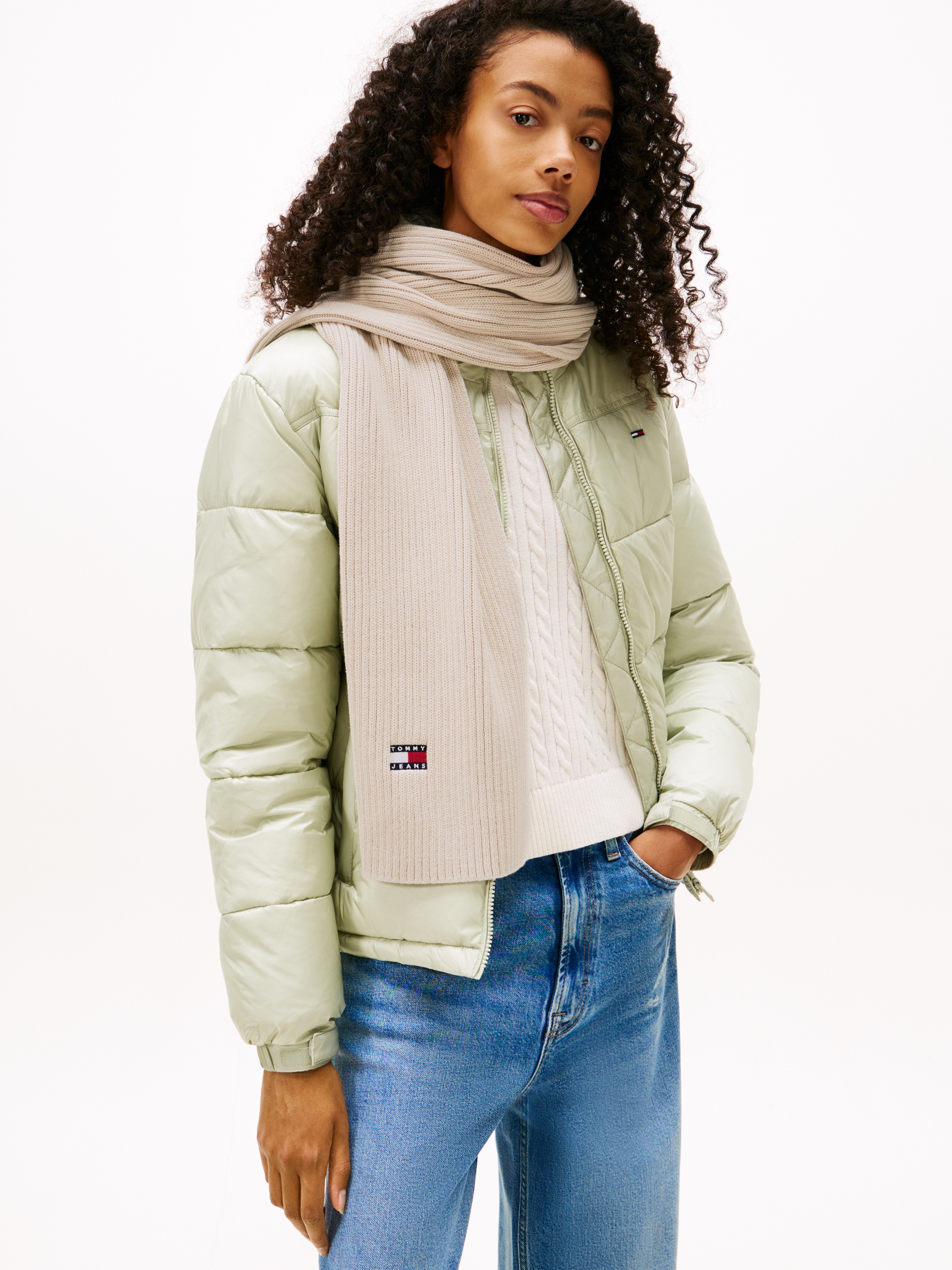 Tommy Jeans Schal "TJW HERITAGE CORE SCARF", Rippstrick, 190 x 28 cm günstig online kaufen