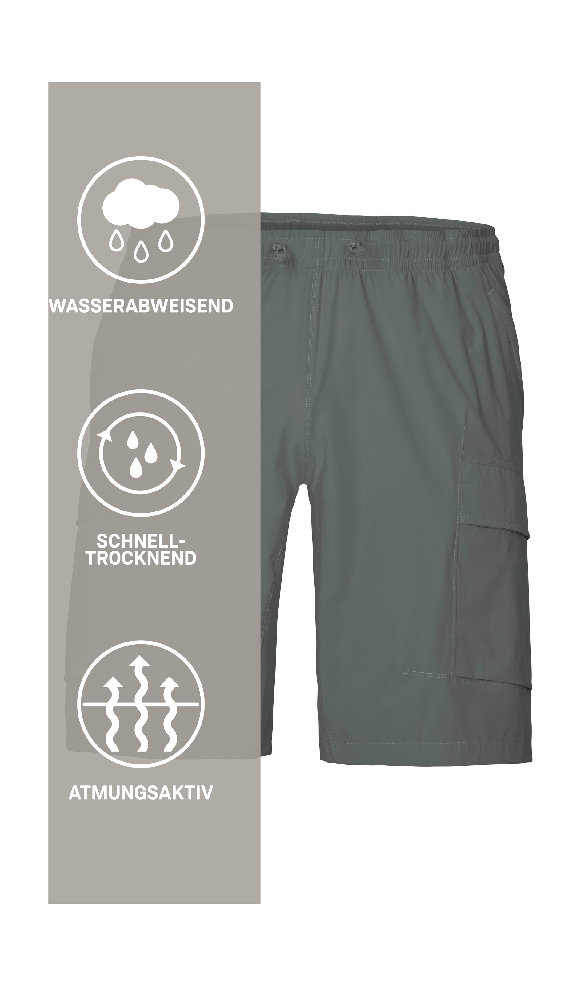 Killtec Shorts »KOS 184 MN SHRTS«  Leichte, wasserabweisende Funktionsshorts mit 4-Wege-Stretch