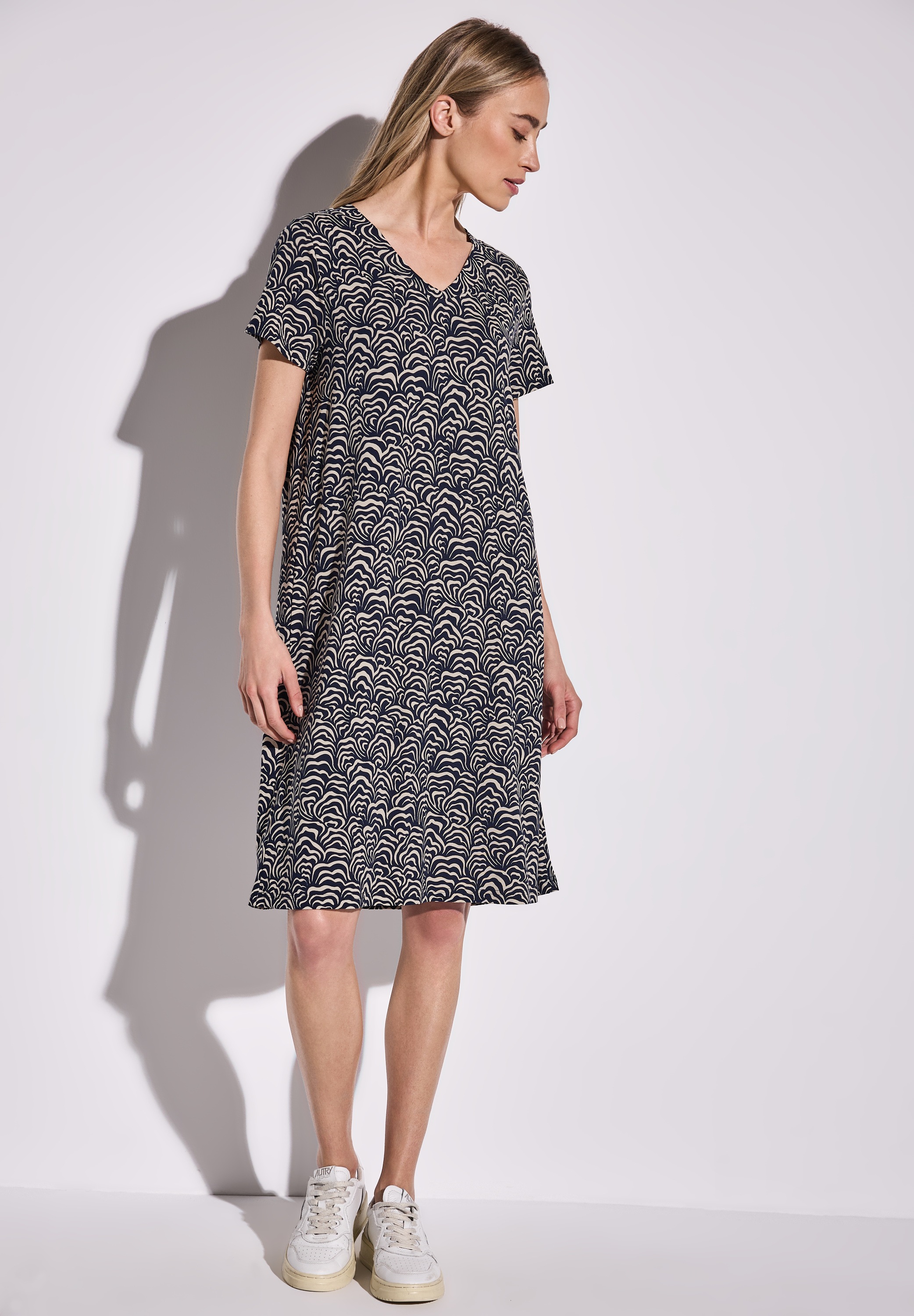STREET ONE Jerseykleid Ohne Taschen knielang günstig online kaufen
