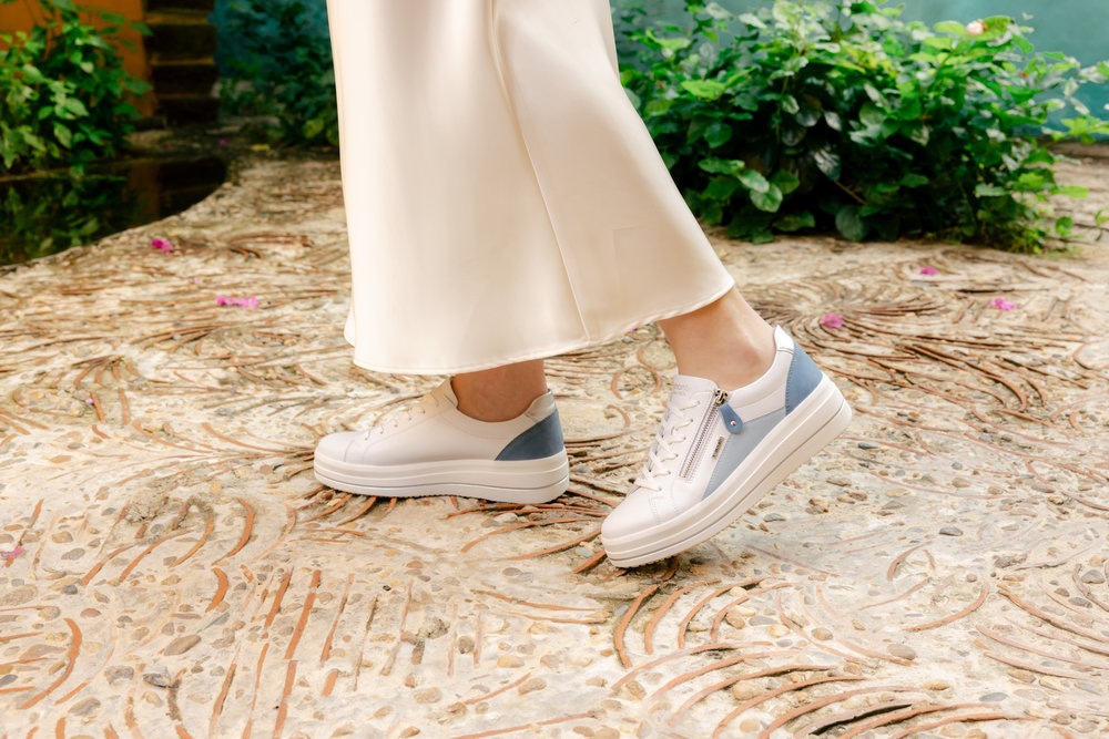 Thumbnail - Remonte Plateausneaker, Freizeitschuh, Halbschuh, Schnürschuh mit Soft-Einlage