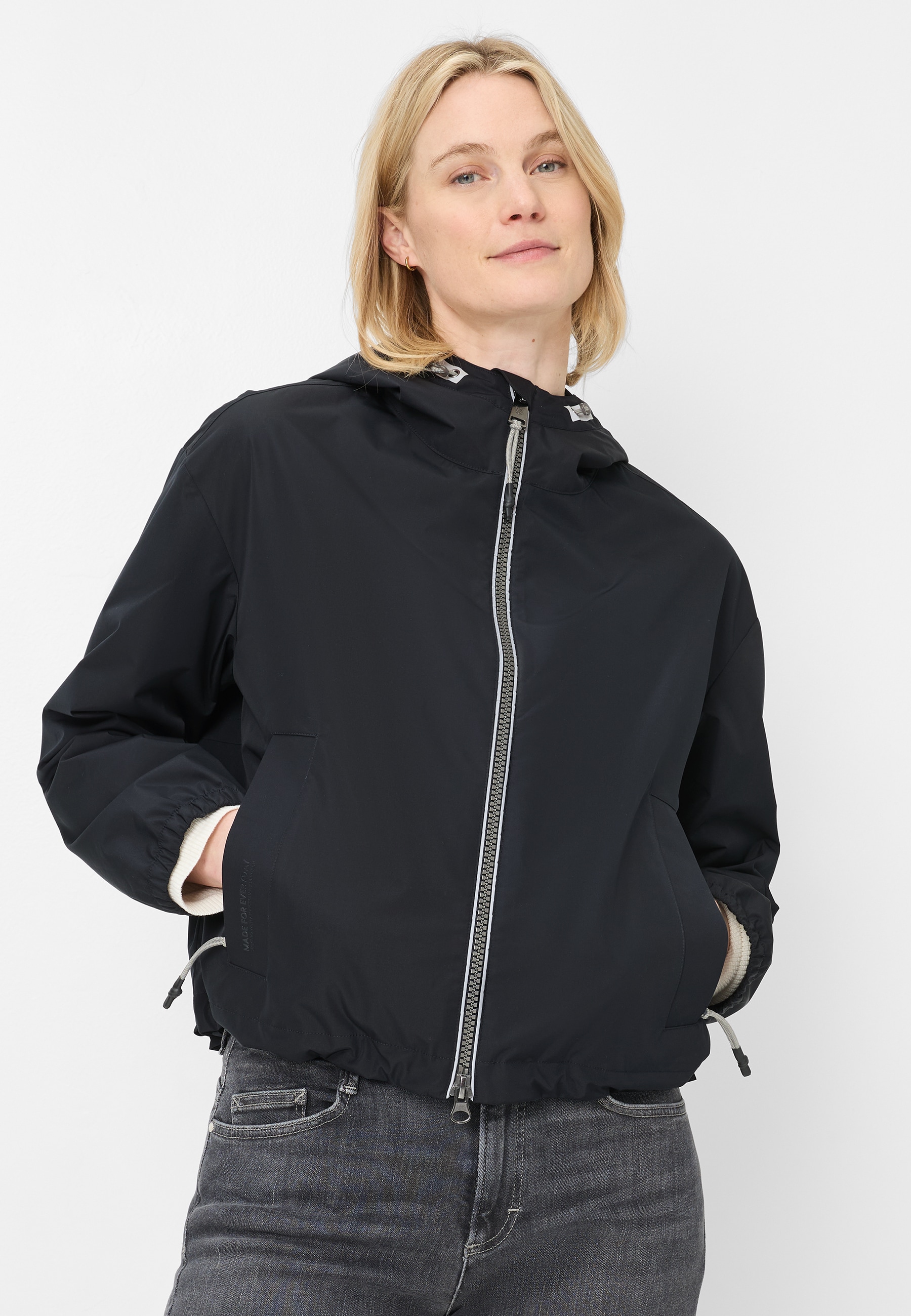 Fuchs Schmitt Outdoorjacke mit Kapuze mit Kapuze, Regular Fit, Reißverschlusstaschen