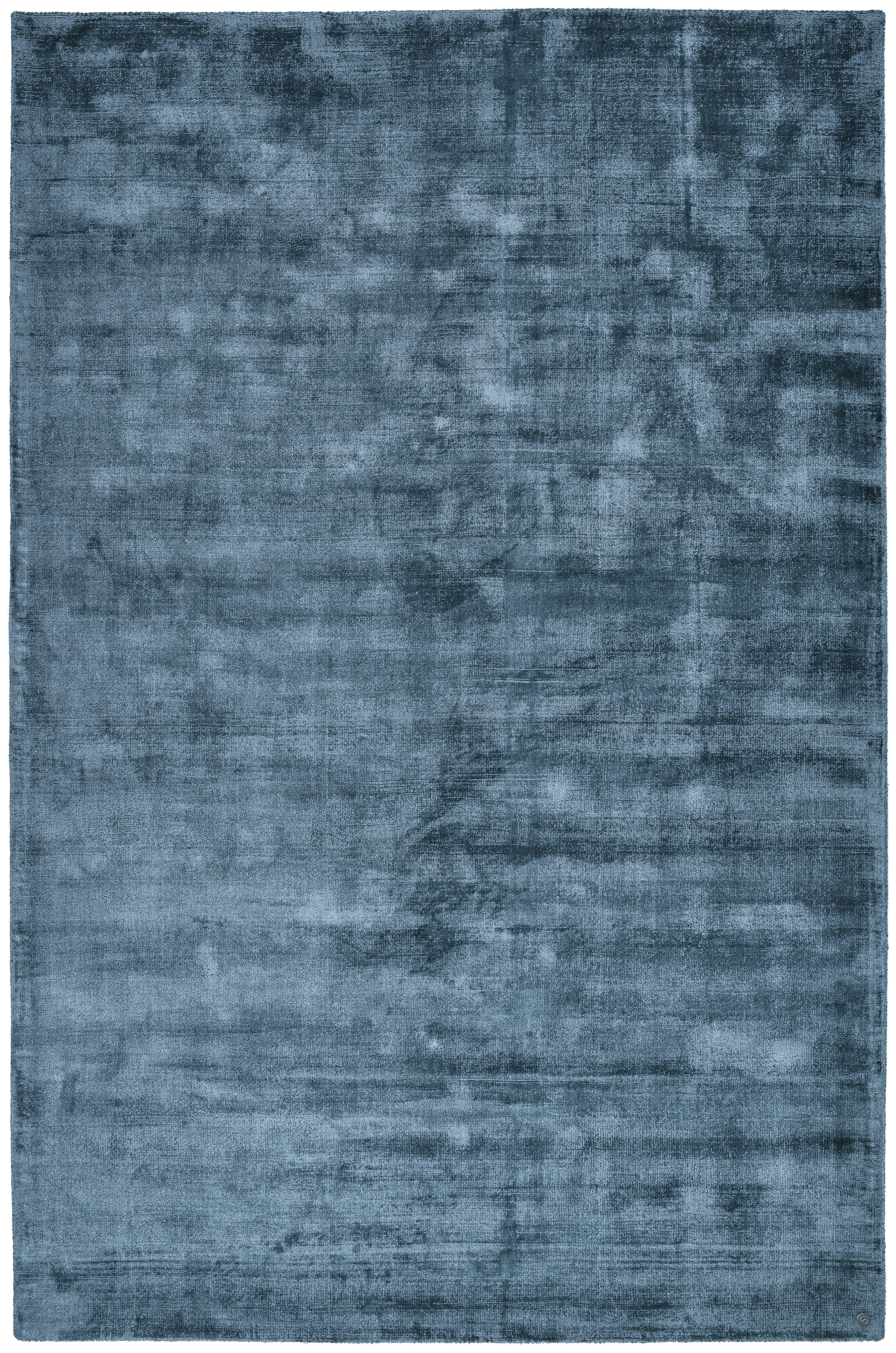 Teppich TOM TAILOR HOME "Shine uni" Gr. 3, blau (aquablau), B:140cm H:8mm L:200cm, Viskose, Teppiche, Teppich, Handweb Teppich, 100% Viskose, handgewebt, mit elegantem Schimmer