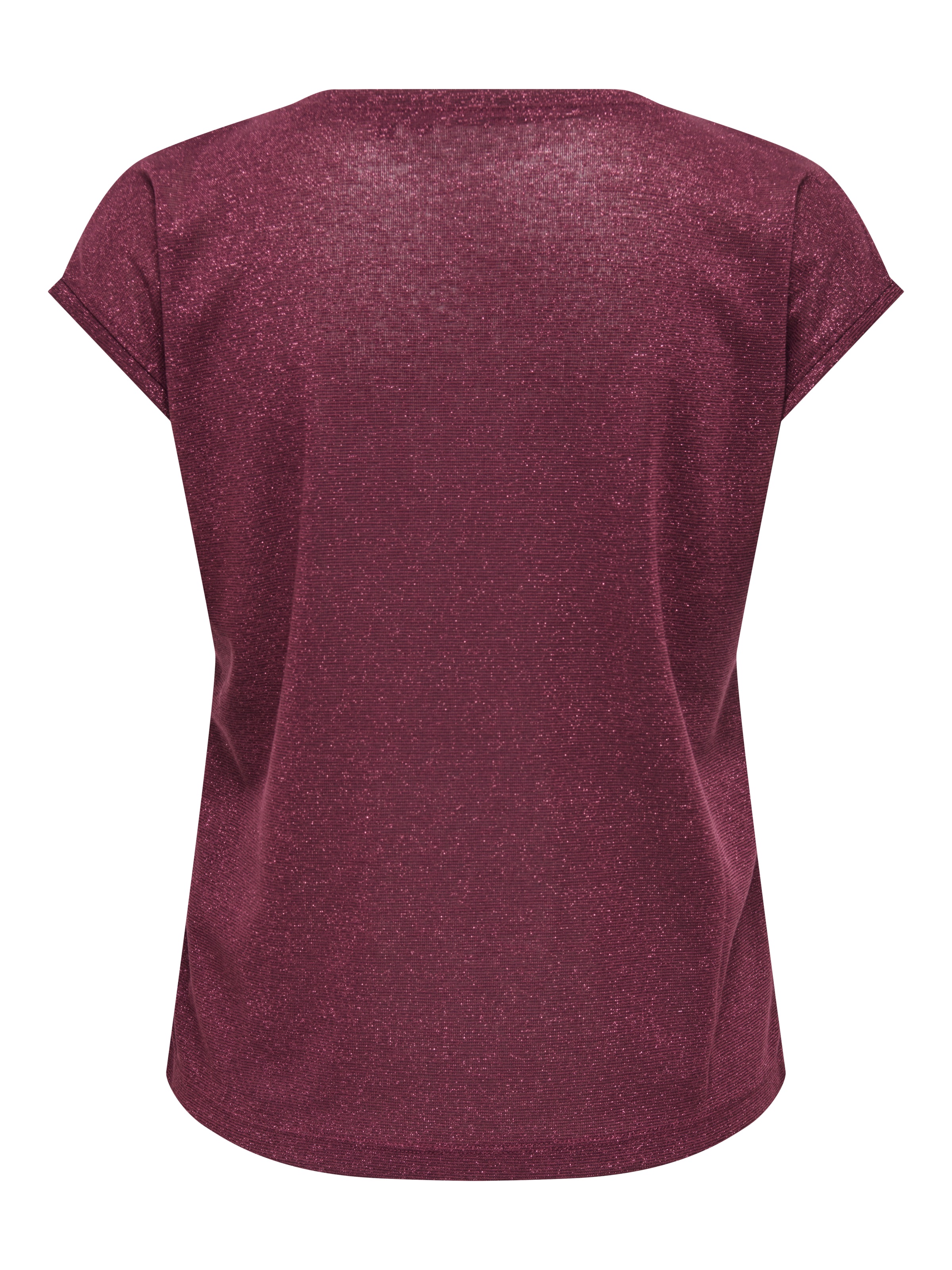 ONLY Kurzarmshirt "ONLSILVERY S/S V NECK LUREX TOP JRS NOOS" günstig online kaufen