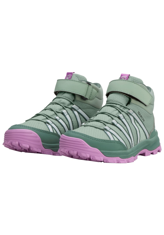 Jack Wolfskin Wanderschuh "WILD HIKE TEXAPORE MID VC K" Wasserdicht, Trekkingschuh