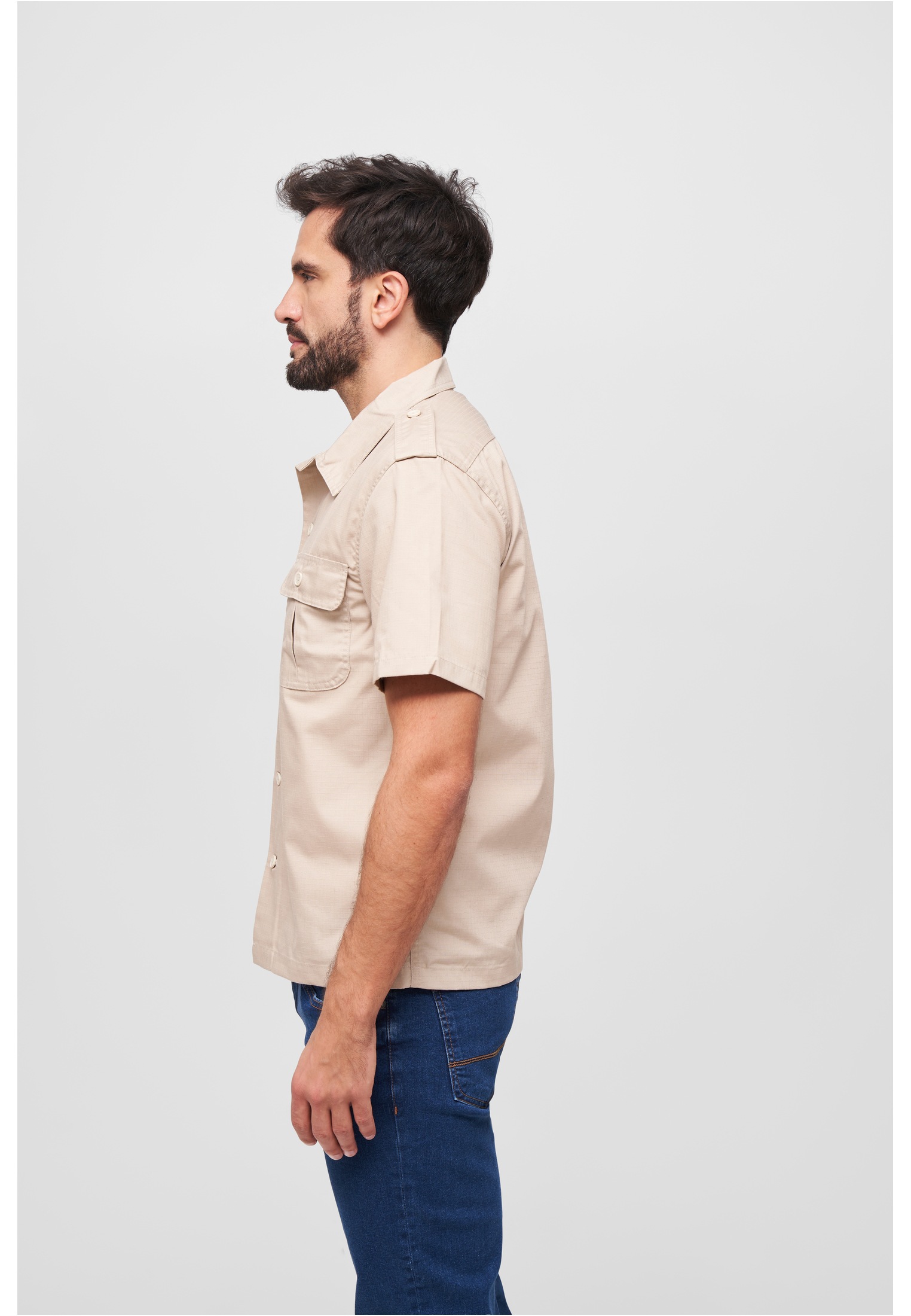 Brandit Langarmhemd "Brandit Herren US Shirt Ripstop shortsleeve" 1 tlg. günstig online kaufen