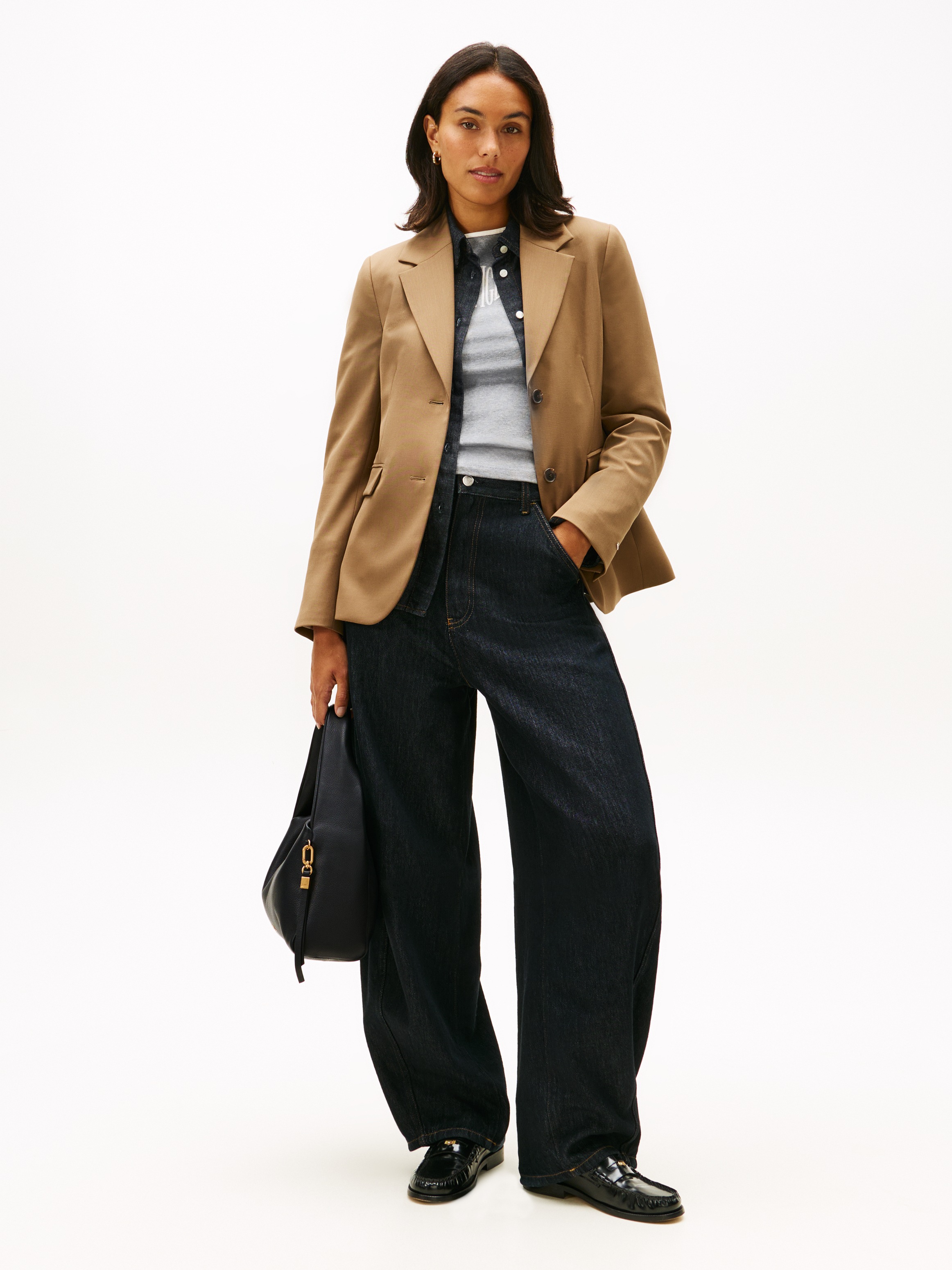 Tommy Hilfiger Hobo "CITY LEATHER SHOULDER BAG", Damen Tragetasche, Schulte günstig online kaufen