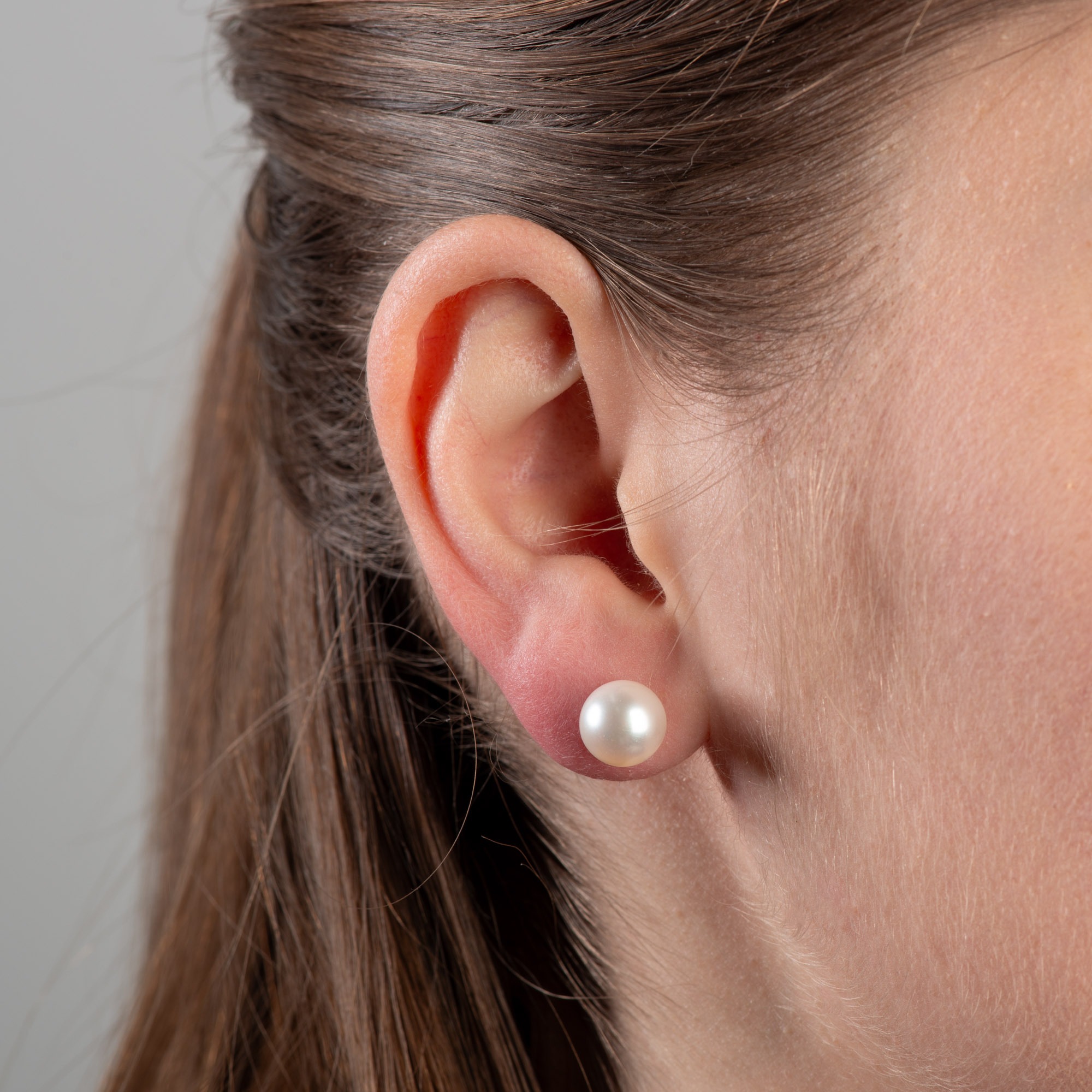 Orolino Paar Ohrstecker »Gold 585 mit zwei weißen Perlen 9-9,5mm rund«