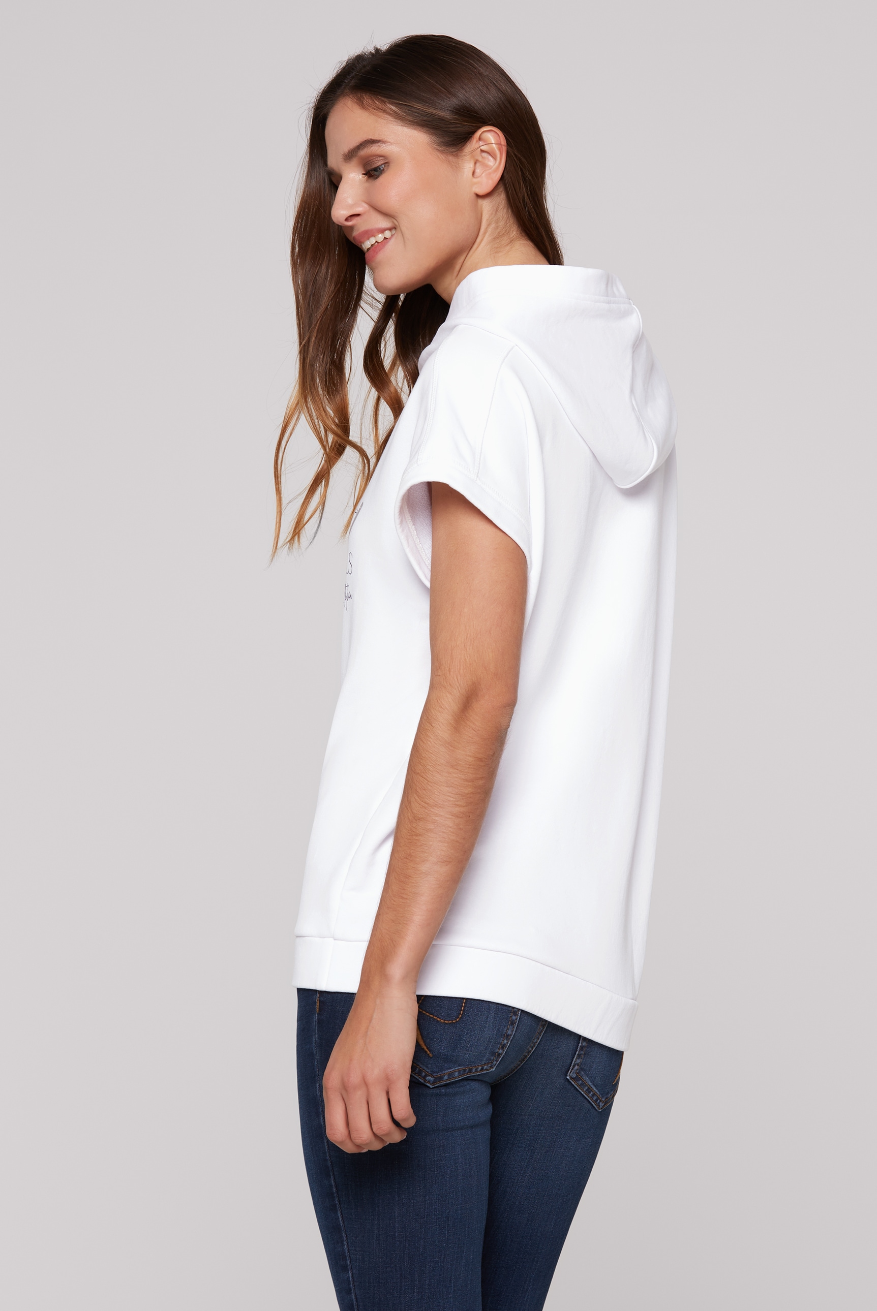 SOCCX Kapuzensweatshirt, mit Gummizug im Saum