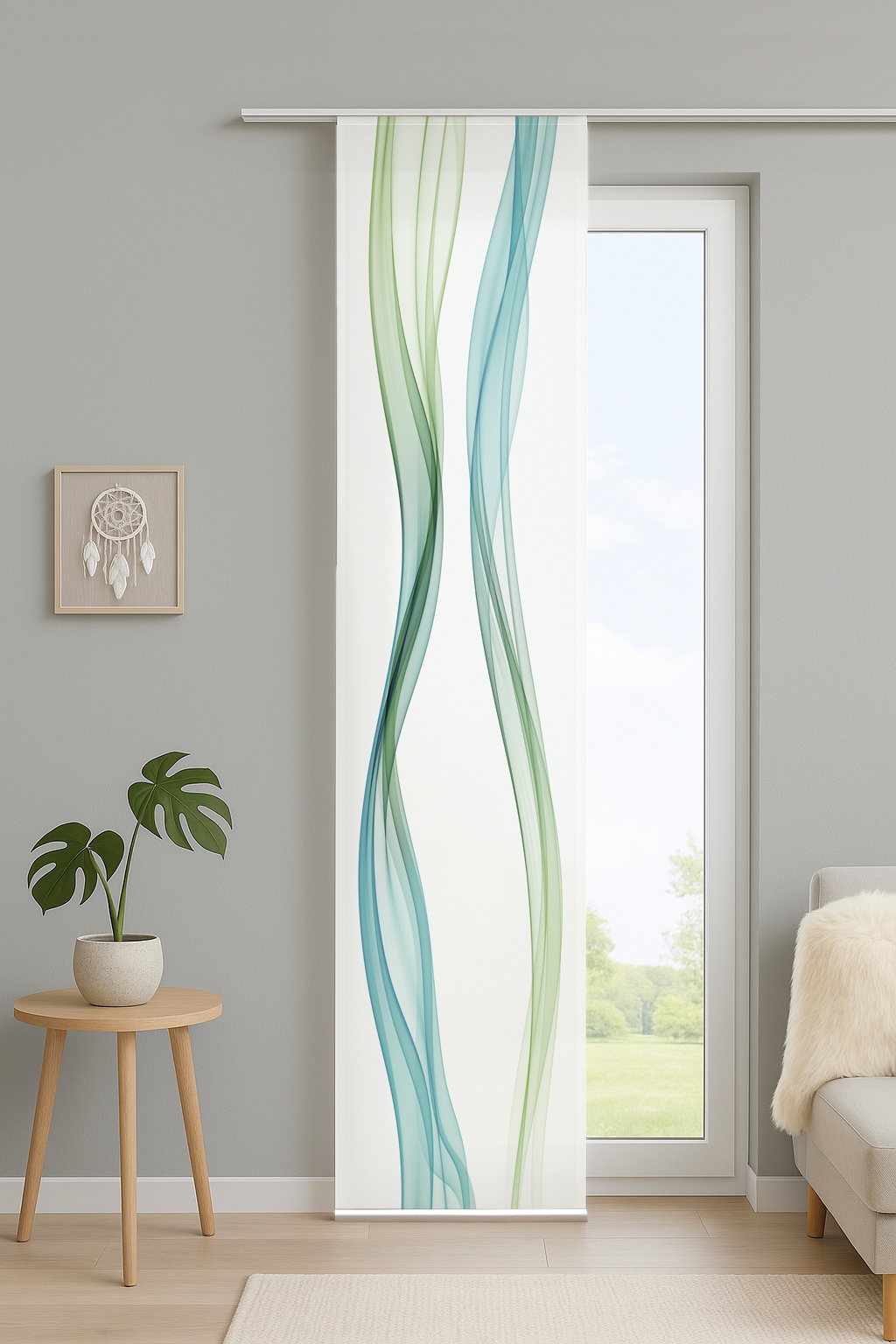 HOME WOHNIDEEN Schiebegardine »LAINE« Paneelwagen 1 Stk. tlg. digital bedruckt