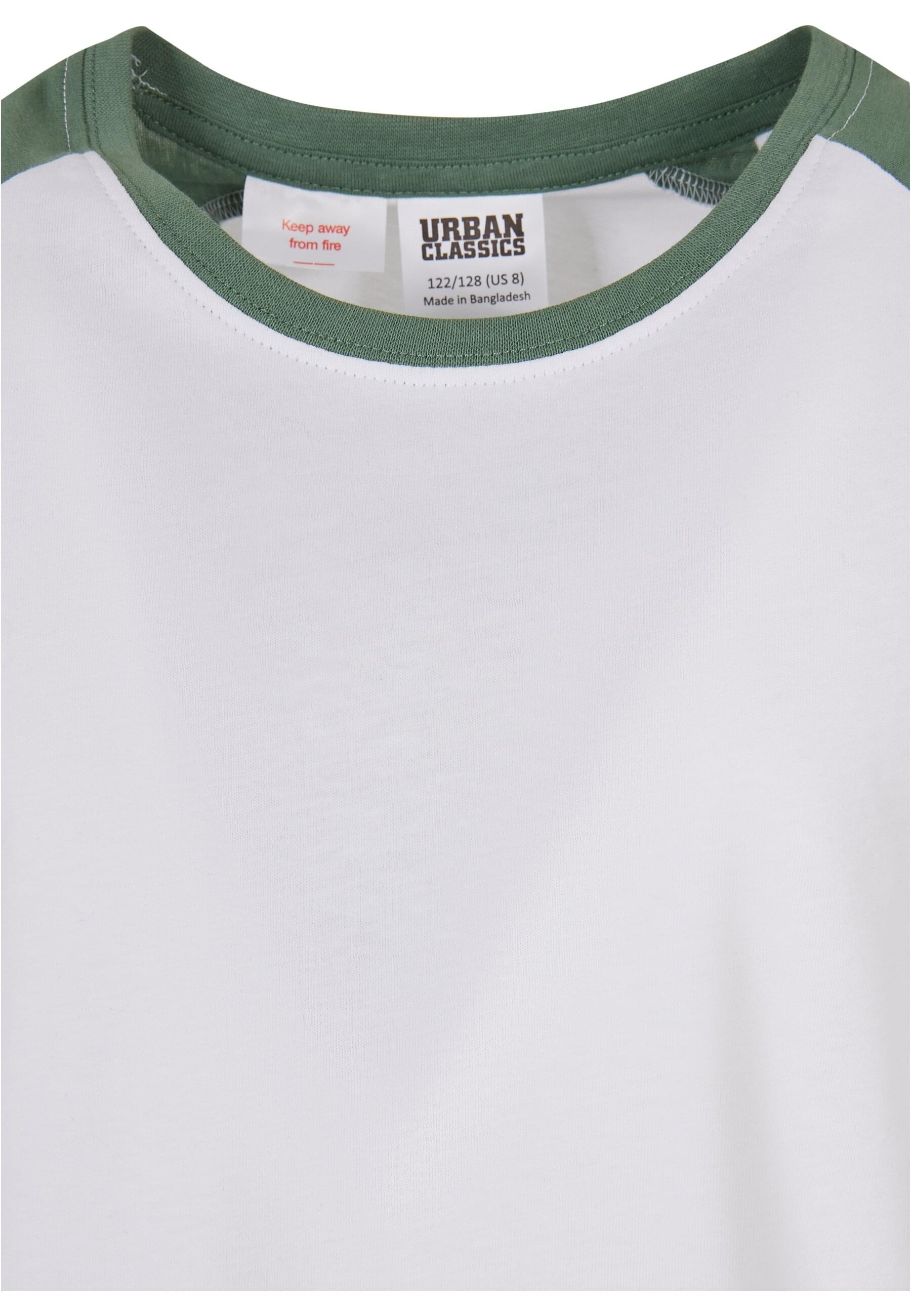 URBAN CLASSICS T-Shirt »Urban Classics Damen Girls Contrast Raglan Tee«, (1 tlg.)