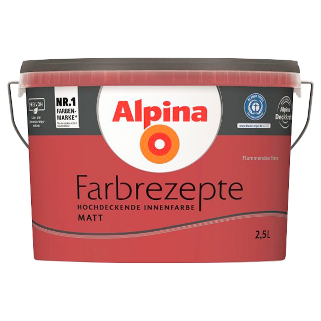 Alpina Wand- und Deckenfarbe »Farbrezepte Flammendes Herz«