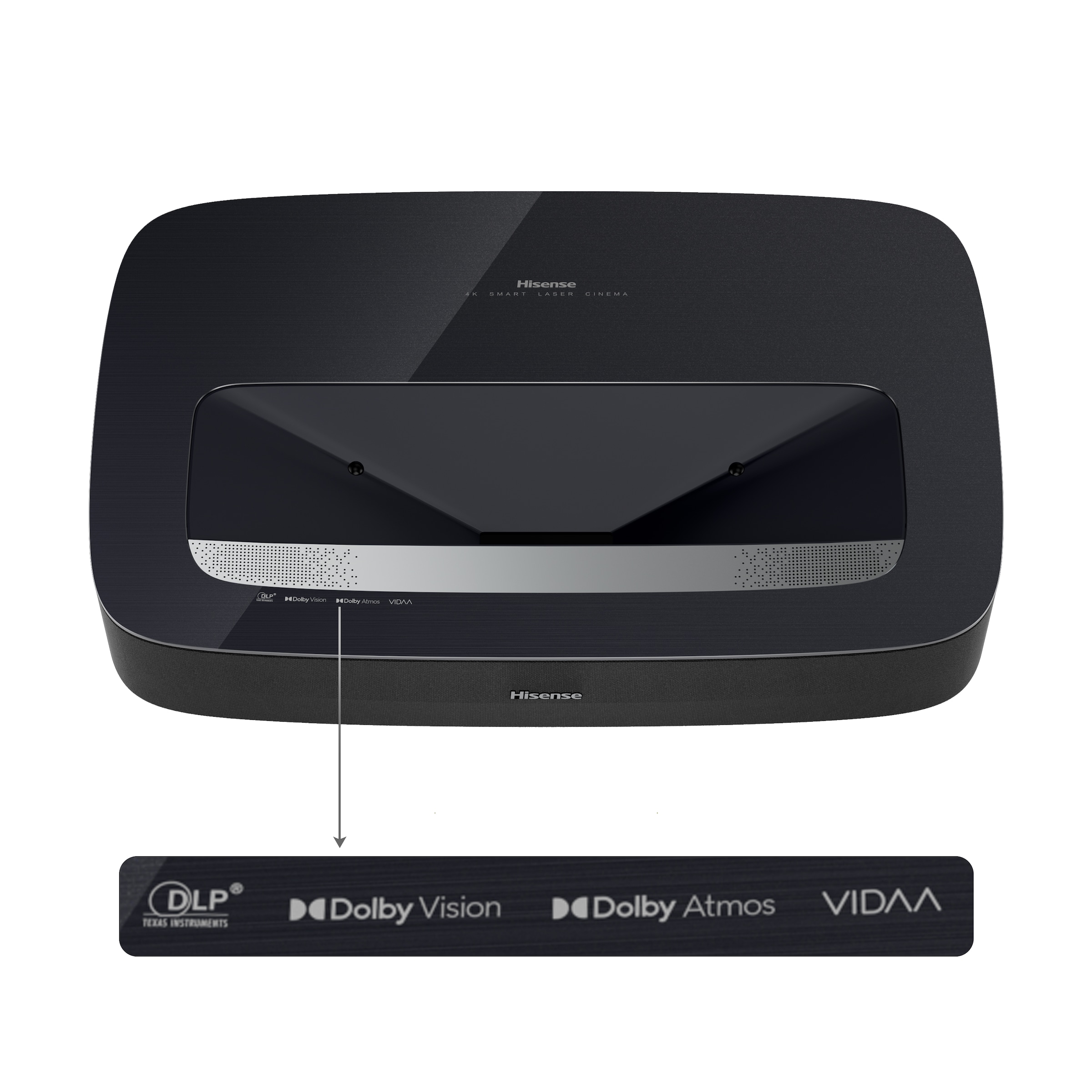 Hisense UHD-Beamer »Hisense PL1 Laser Cinema 80 - 120 Zoll Laser Projektor,(ohne Leinwand)«, (3000:1)