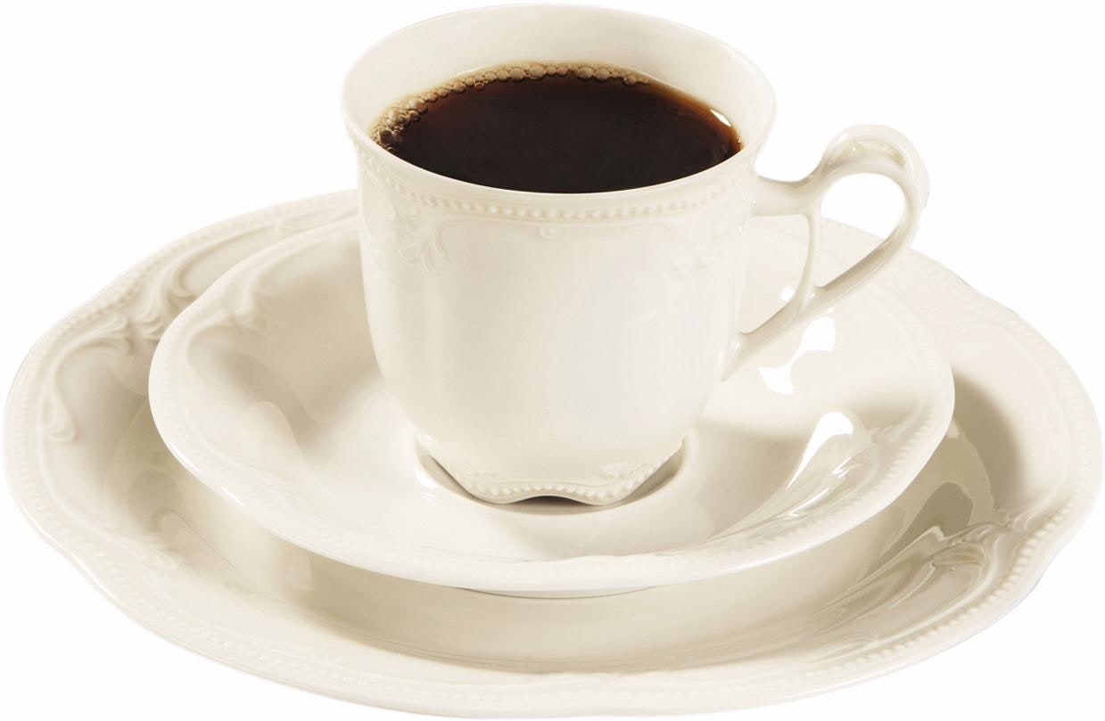 Kaffeeservice »Geschirr-Set, Service Rubin«, (Set, 18 tlg.), Made in Germany, 18...