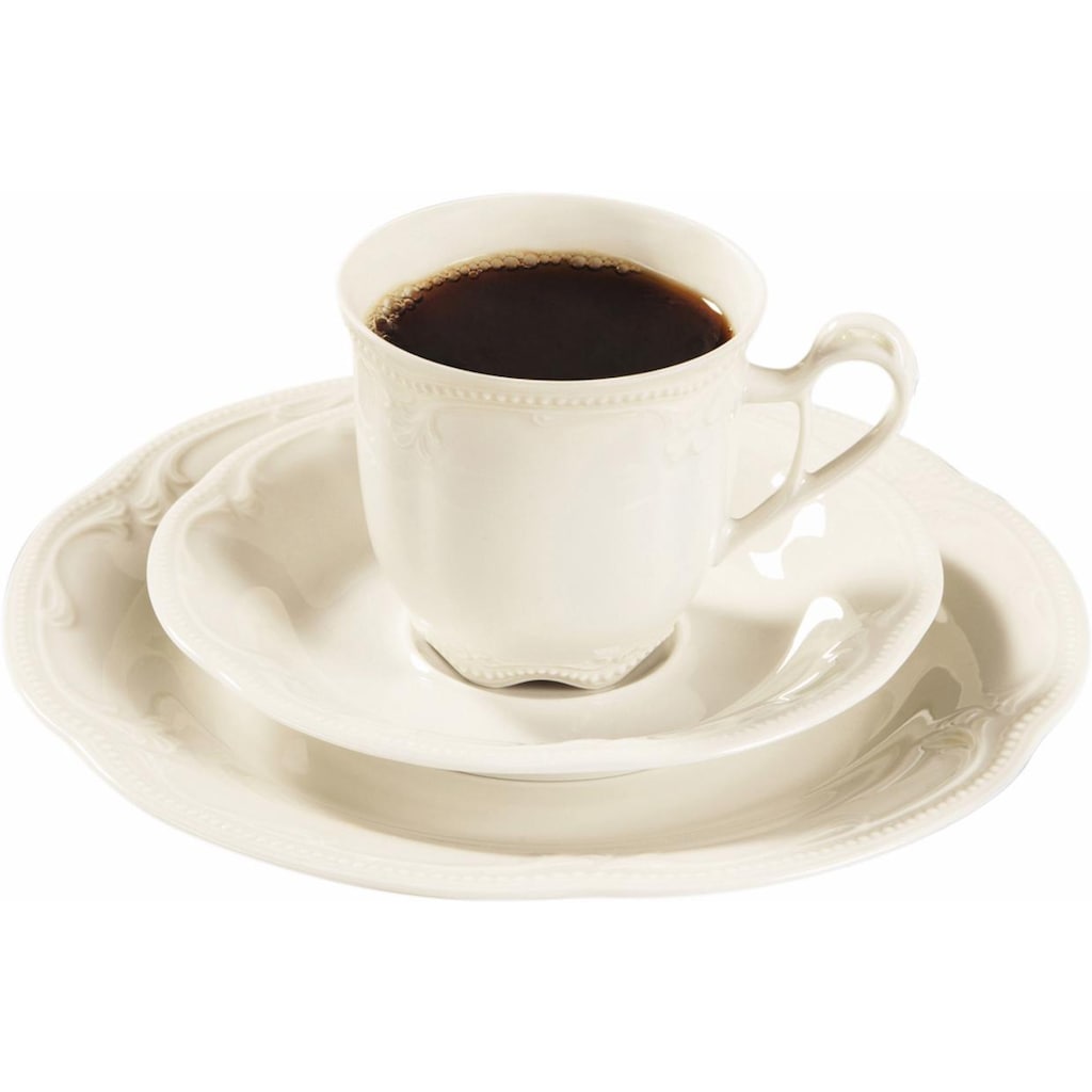 Seltmann Weiden Kaffeeservice »Geschirr-Set, Service Rubin«, (Set, 18 tlg.), Made in Germany, 18 Teile, für 6 Personen