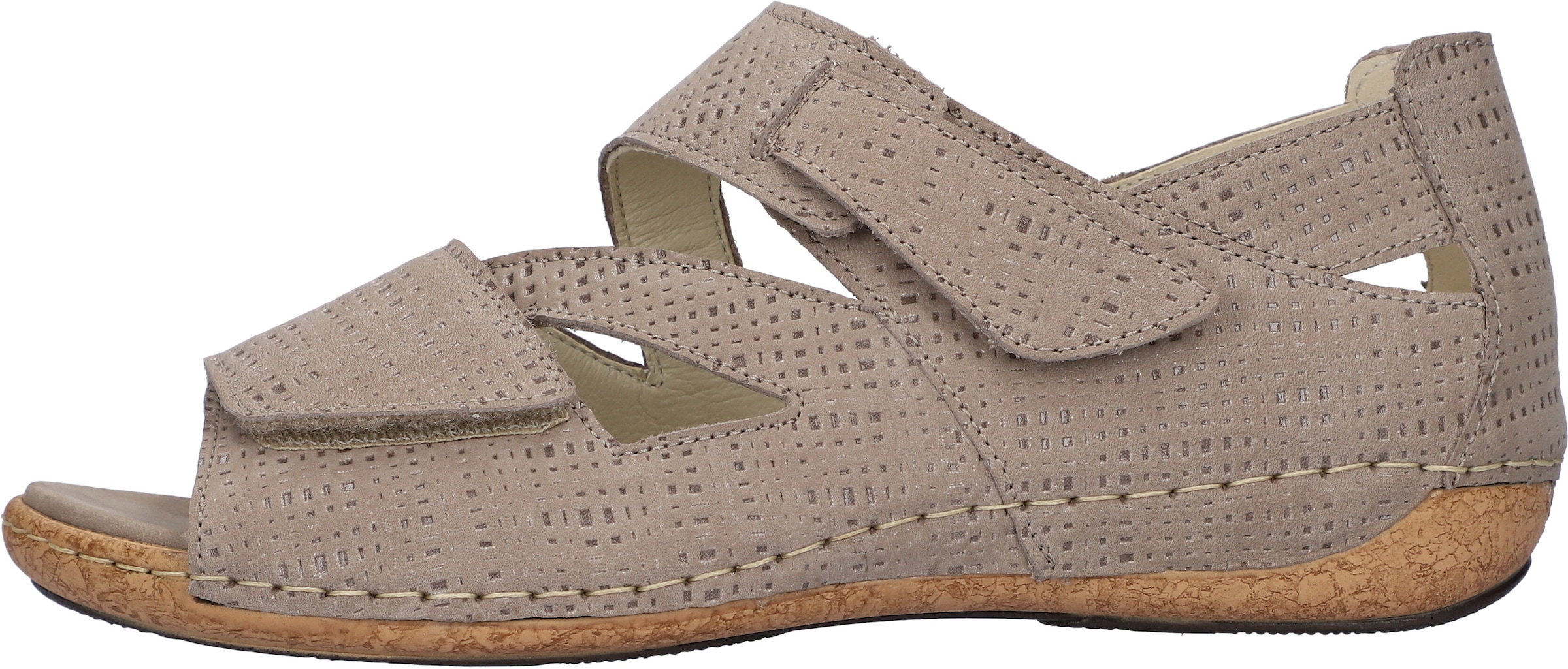 Waldläufer Sandale »HELIETT«, Keilsandalette, Sommerschuh, Komfortschuh, Klettverschlüsse, H-Weite