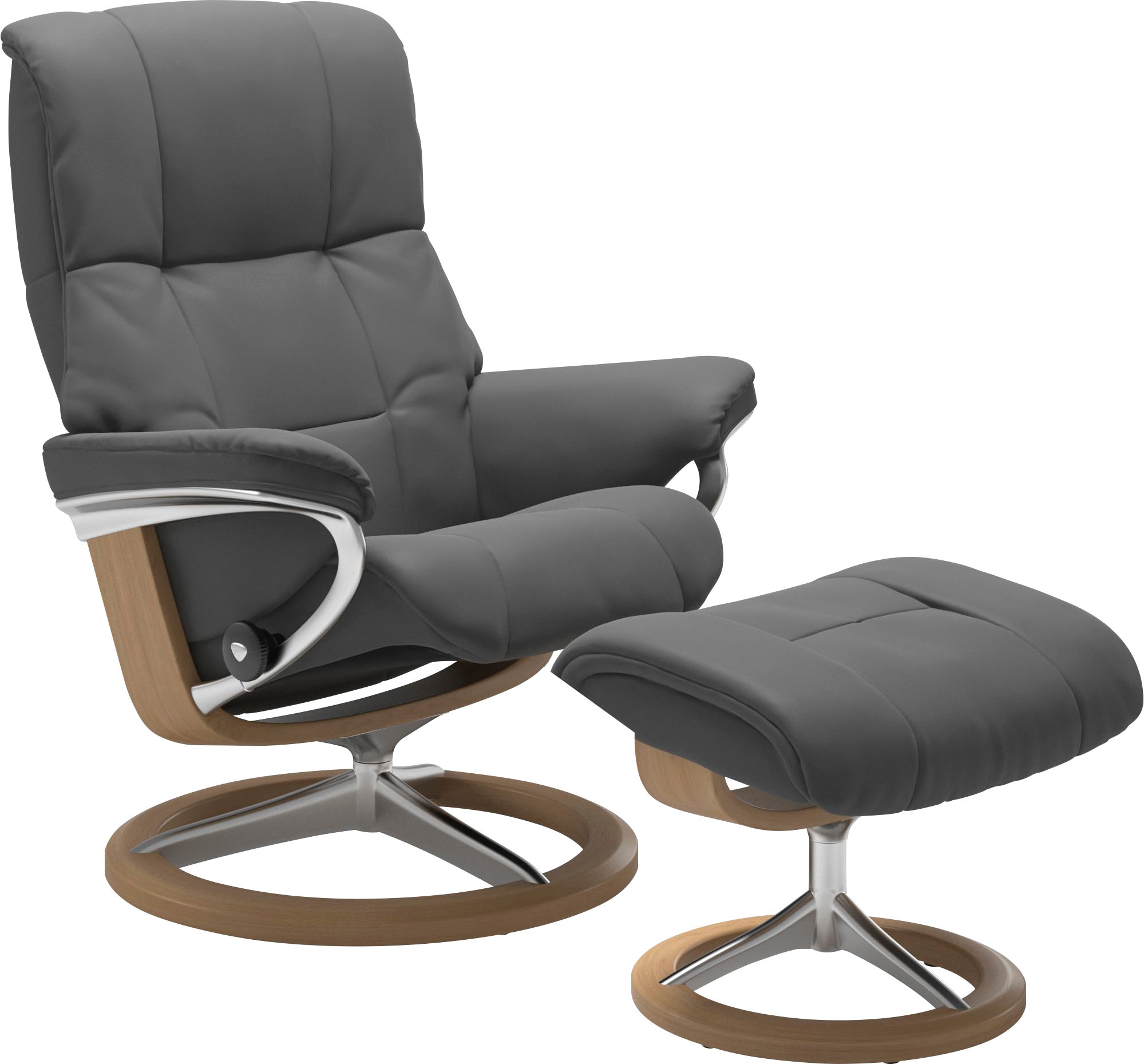 Stressless Fußhocker "Mayfair", mit Signature Base, Gestell Eiche