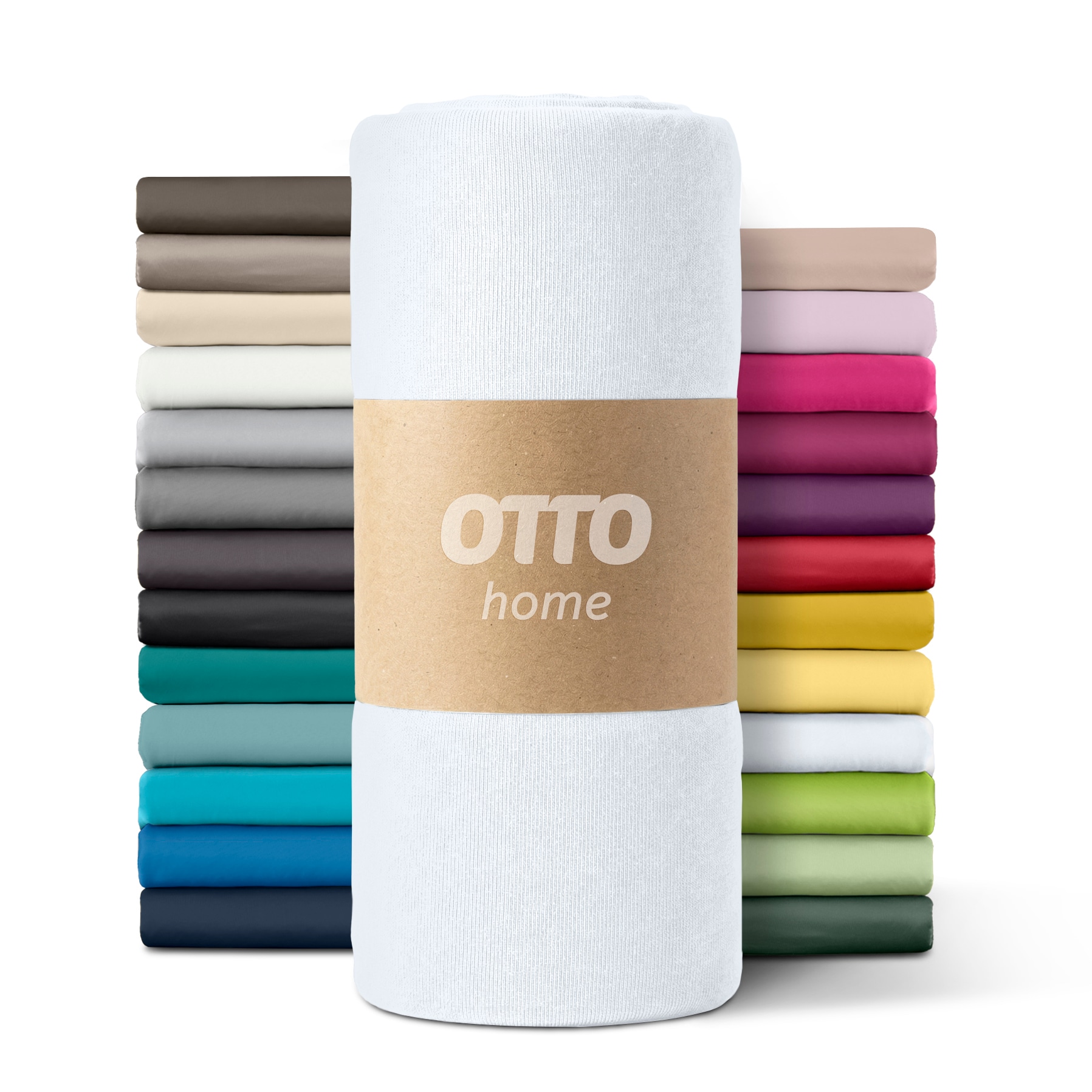 OTTO home Spannbettlaken "PAPRIKA Microfaser-Jersey, pflegeleicht" Bettlaken Laken in Jersey Qualität, schnelltrocknend