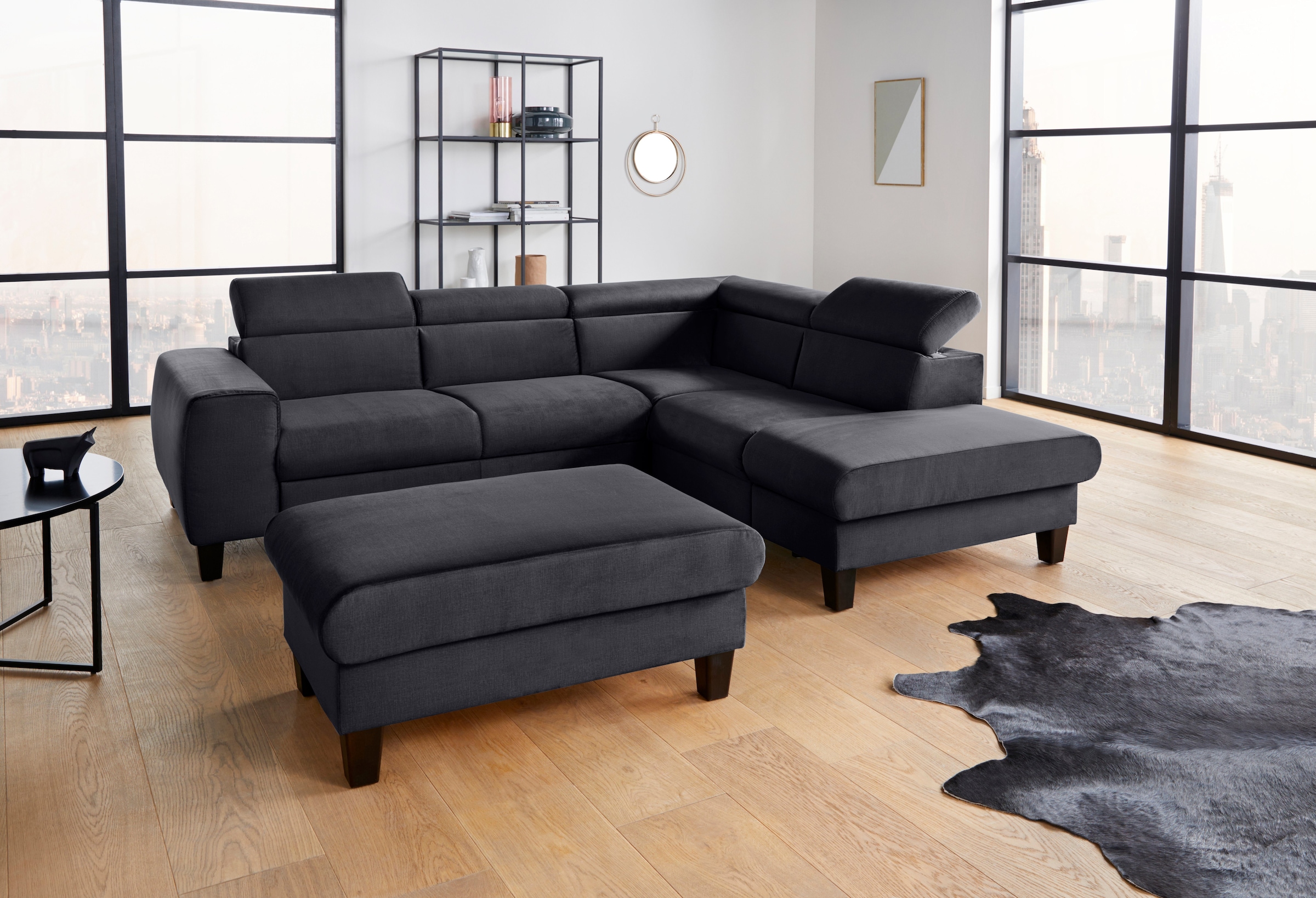 COTTA Polstergarnitur "Morven L-Form", (Set), Set bestehend aus: Ecksofa mi günstig online kaufen