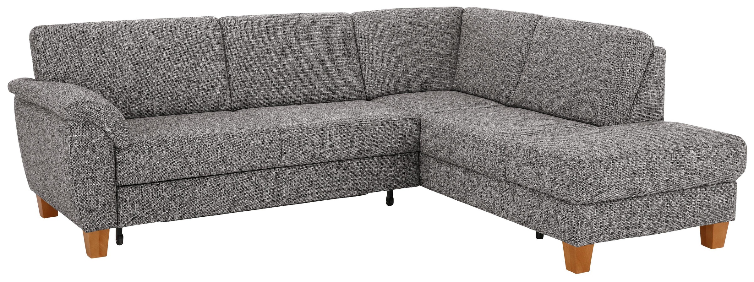 Home affaire Ecksofa "Alta L-Form" mit Federkern und Kontrastnaht, Füße Buc günstig online kaufen