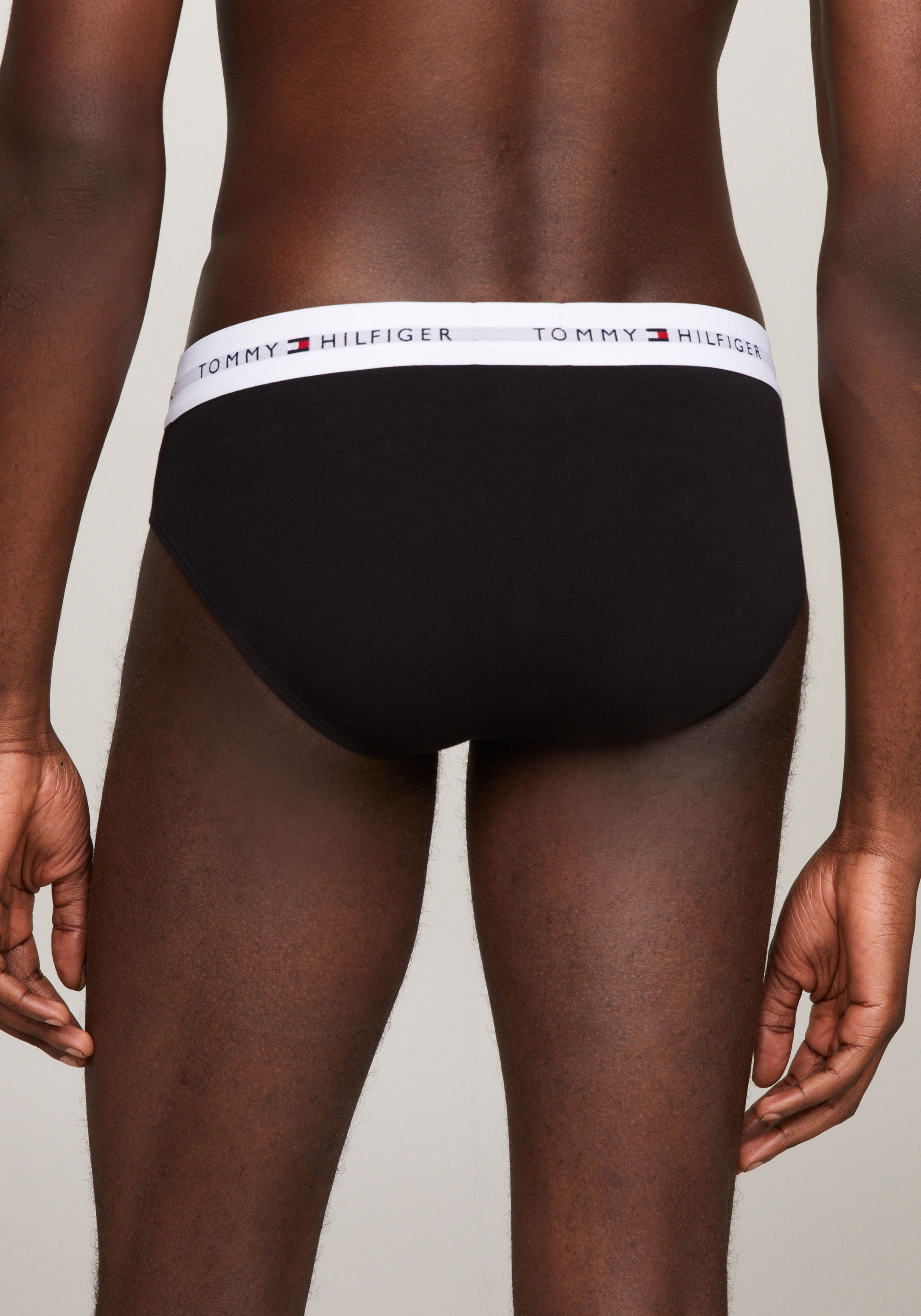 Thumbnail - Tommy Hilfiger Underwear Slip "5P BRIEF" Packung, 5er-Pack, 5 Stk. mit kontrastfarbenem Logobund